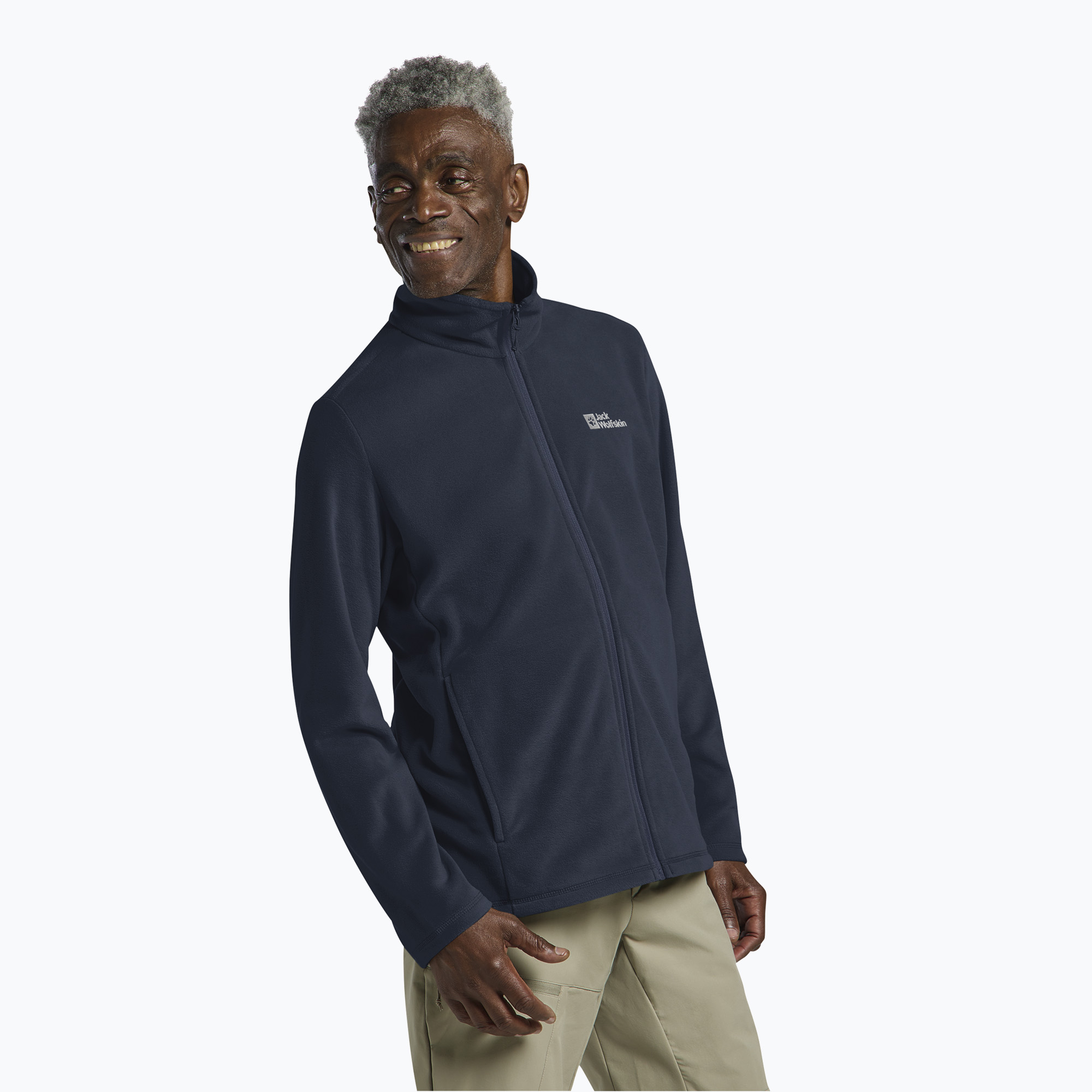 Bluza polarowa męska Jack Wolfskin Taunus Fz midnight sky 