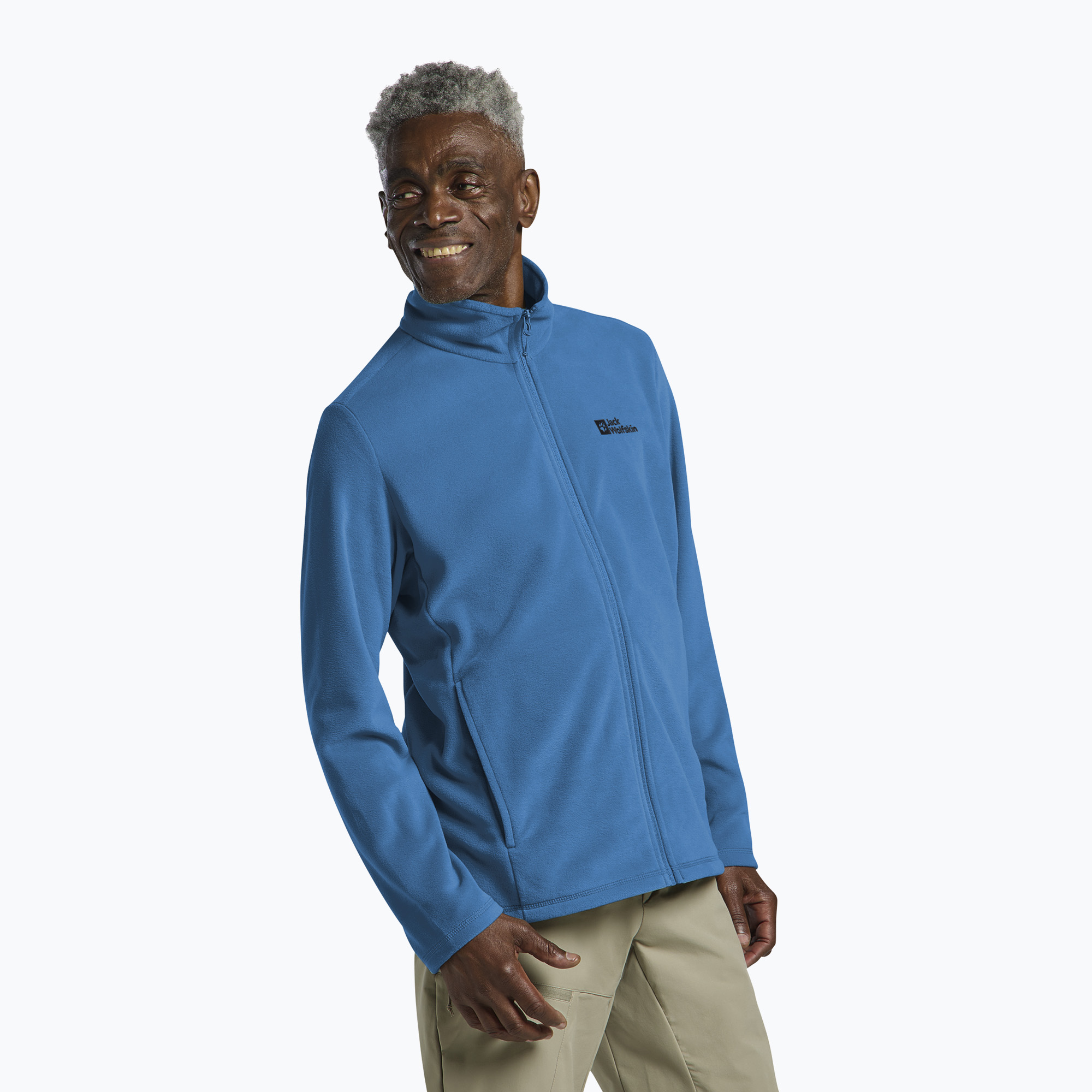 Bluza polarowa męska Jack Wolfskin Taunus Fz aurora blue 