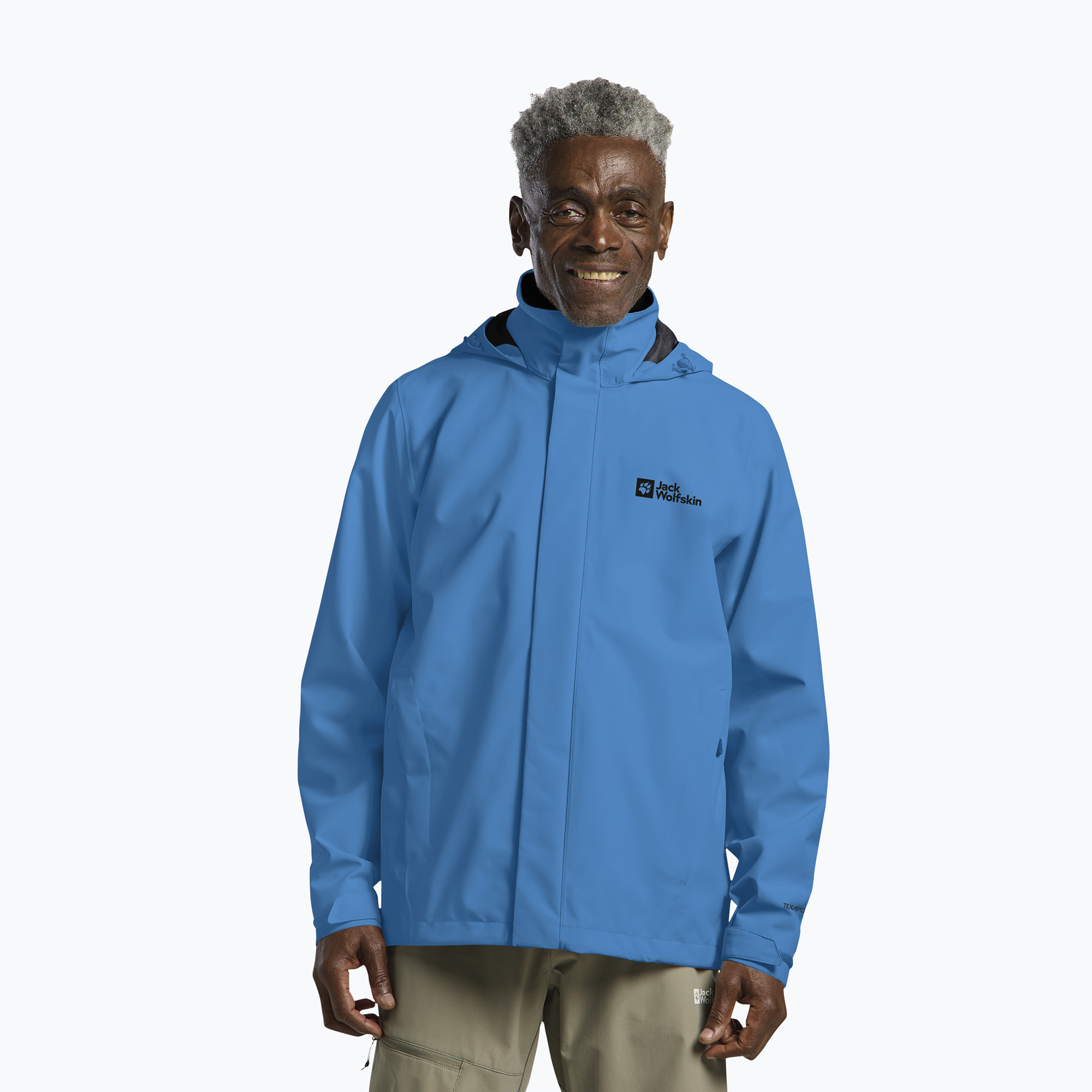 Kurtka przeciwdeszczowa męska Jack Wolfskin Trailtime 2L aurora blue 