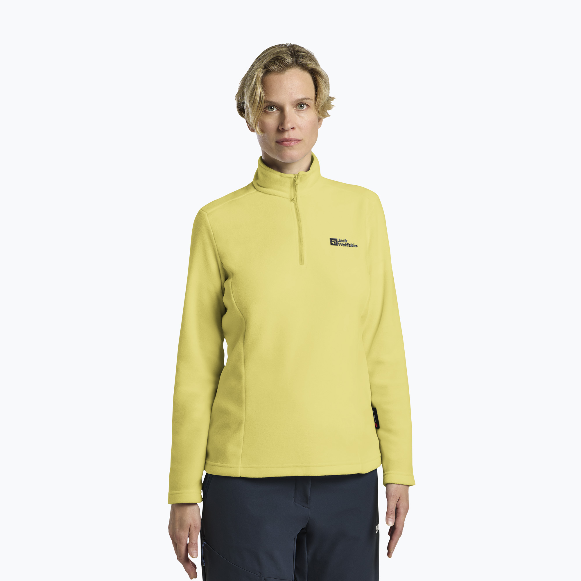 Bluza trekkingowa damska Jack Wolfskin Taunus Hz lemon ice 
