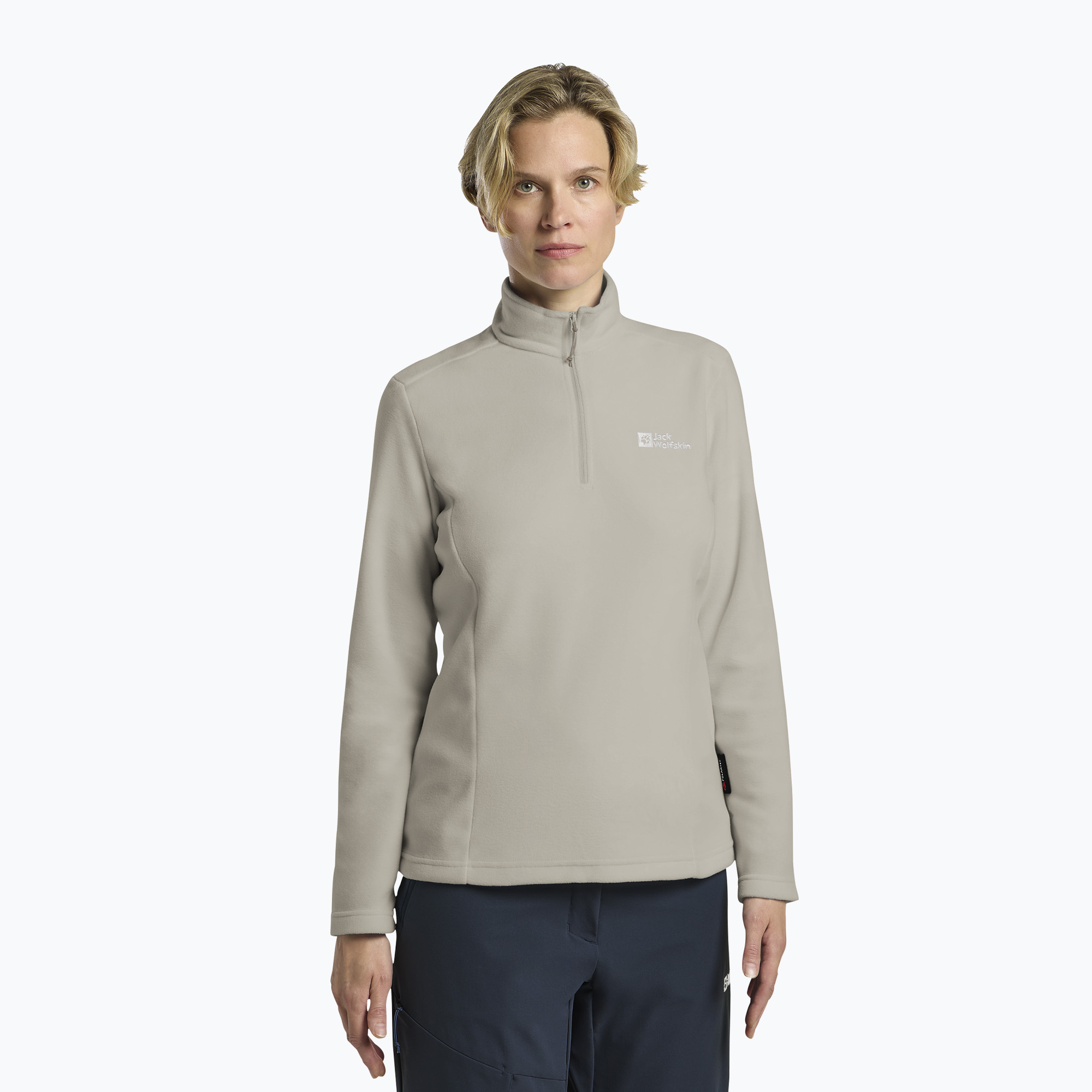 Bluza trekkingowa damska Jack Wolfskin Taunus Hz pale sand 