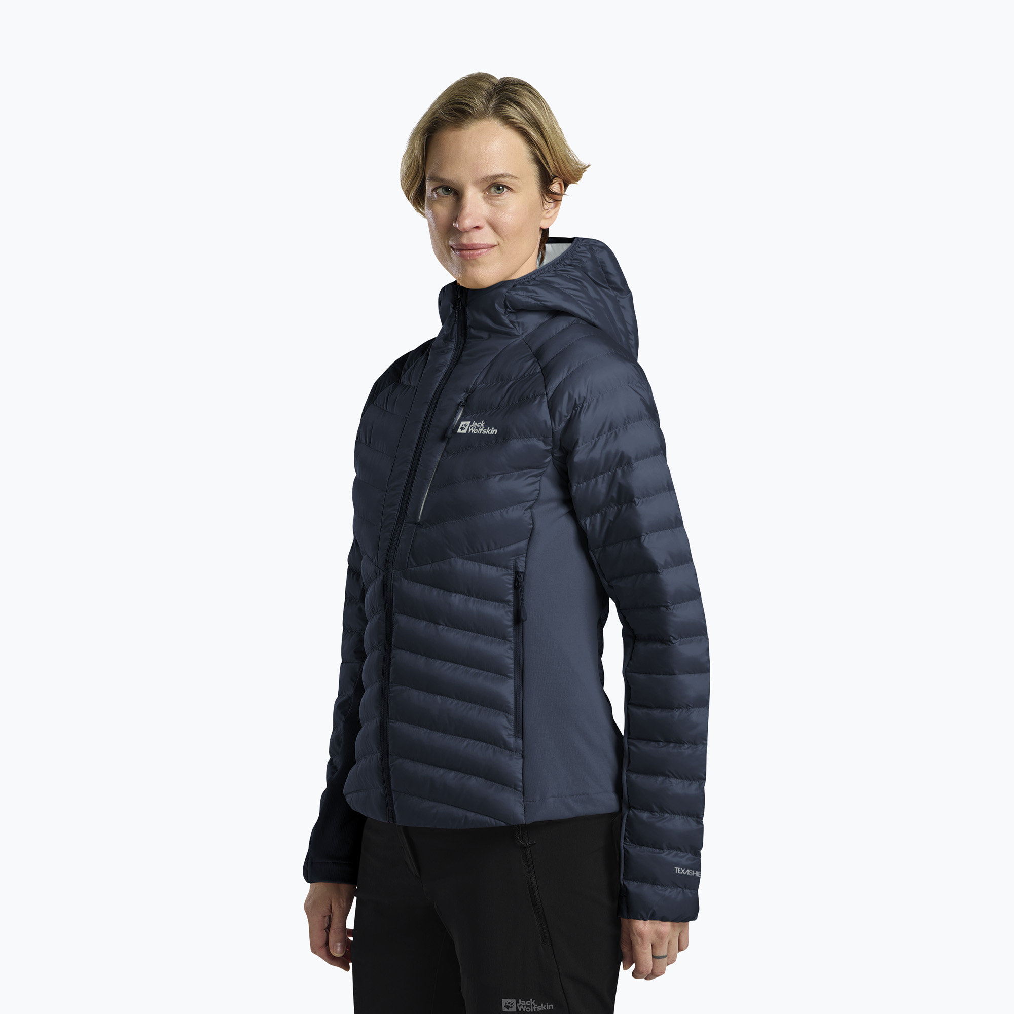 Kurtka ocieplana damska Jack Wolfskin Routeburn Pro Ins midnight sky 