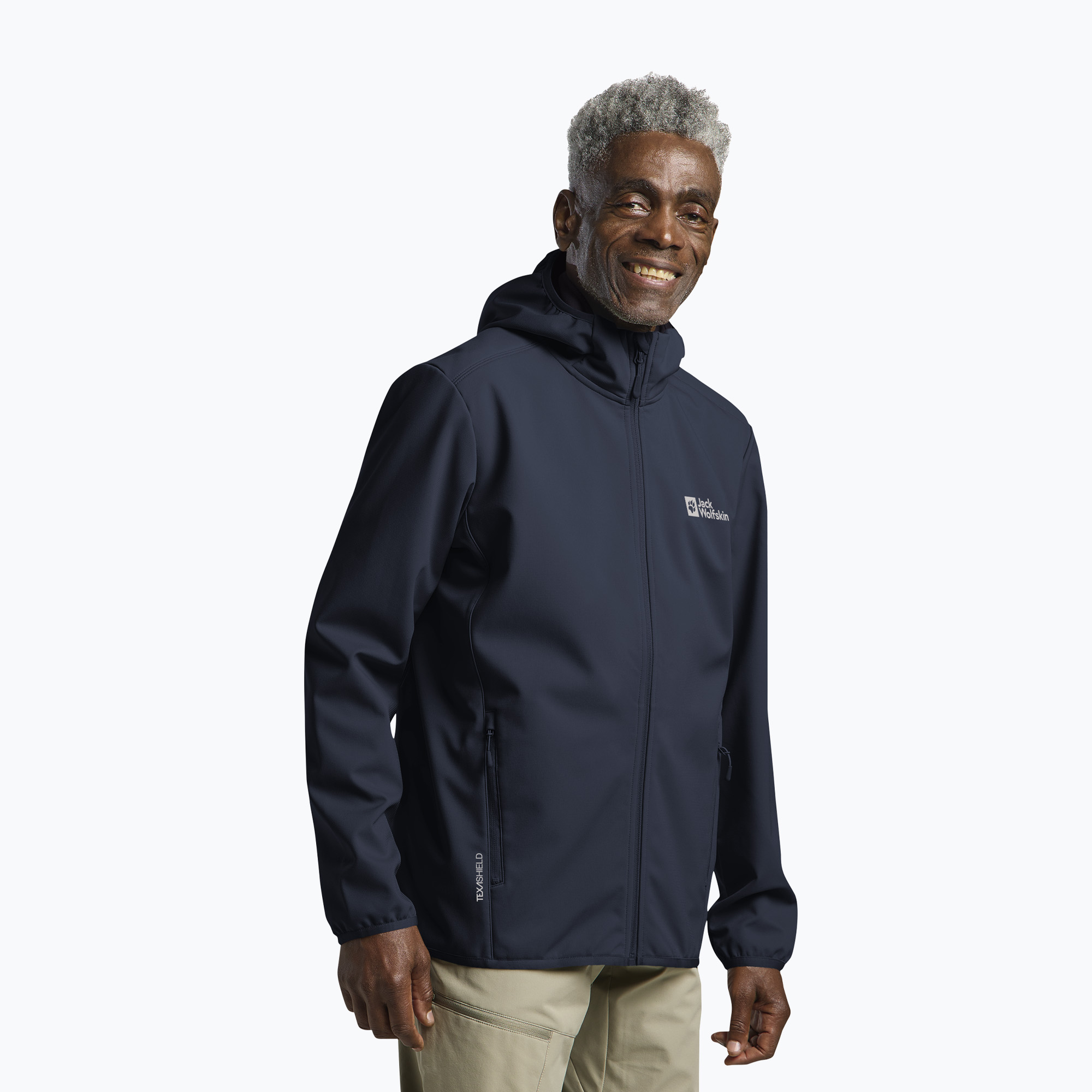 Kurtka softshell męska Jack Wolfskin Bornberg Hoody midnight sky 