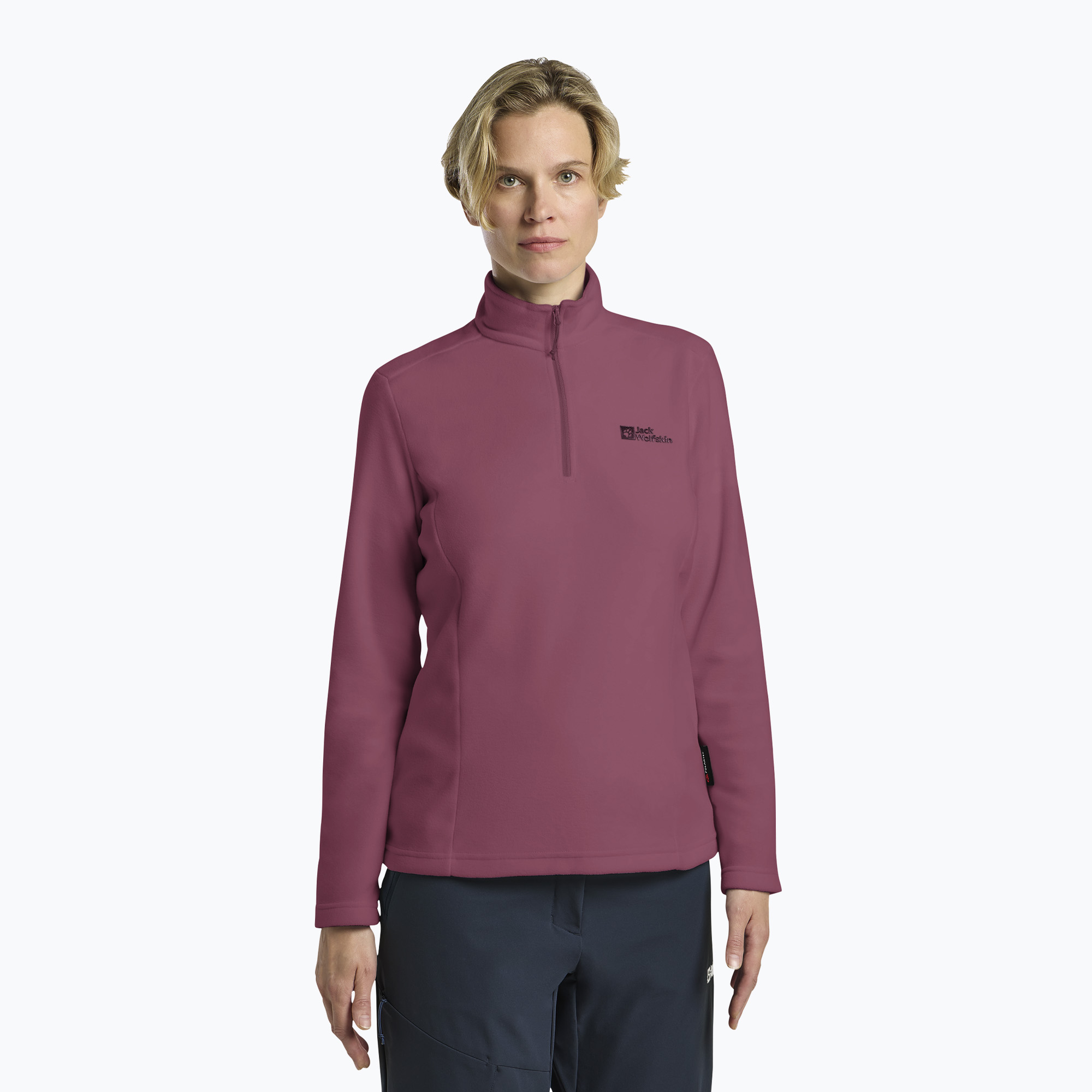Bluza trekkingowa damska Jack Wolfskin Taunus Hz raisin 