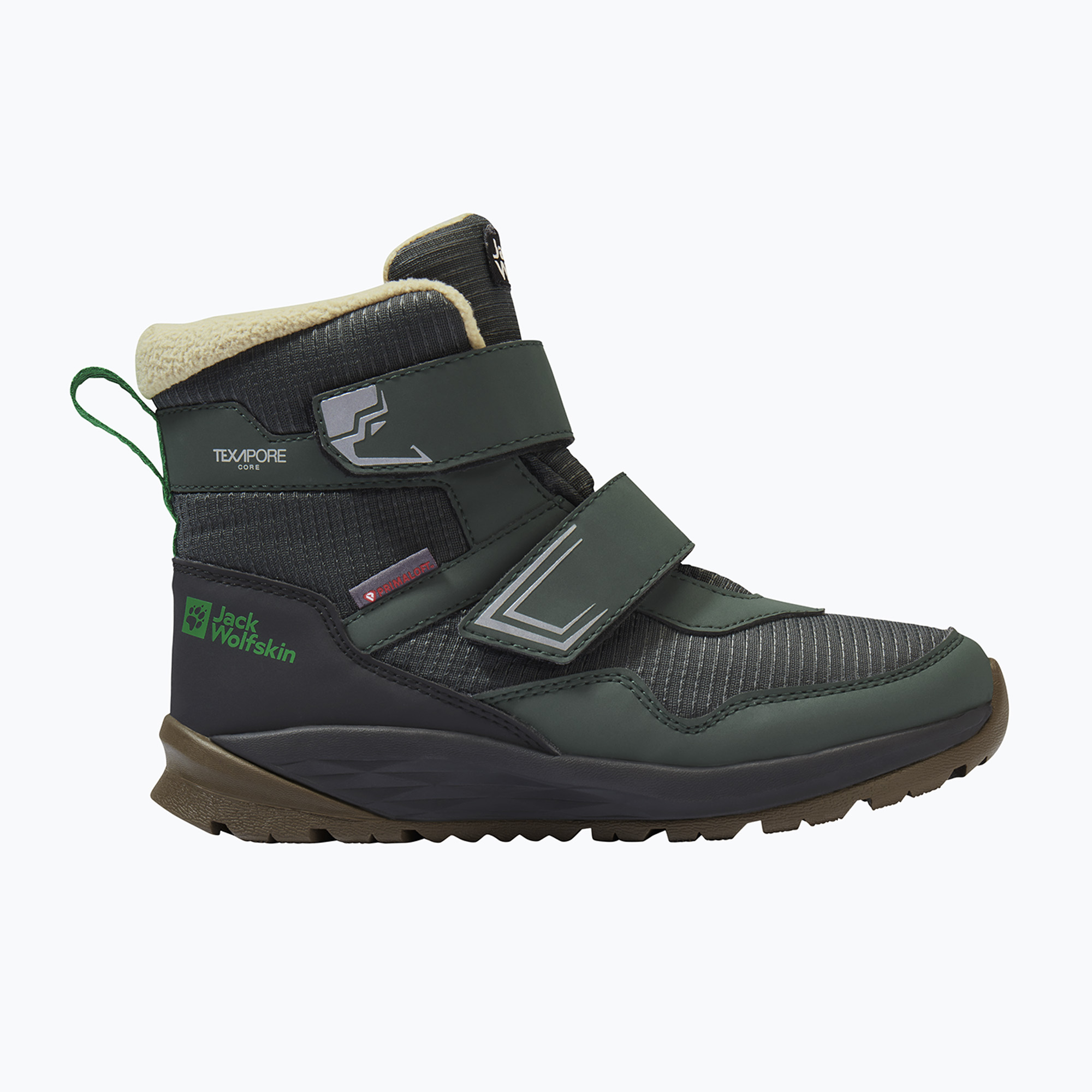 Buty dziecięce Jack Wolfskin Polar Bear-B Texapore Mid Vc mystic green 