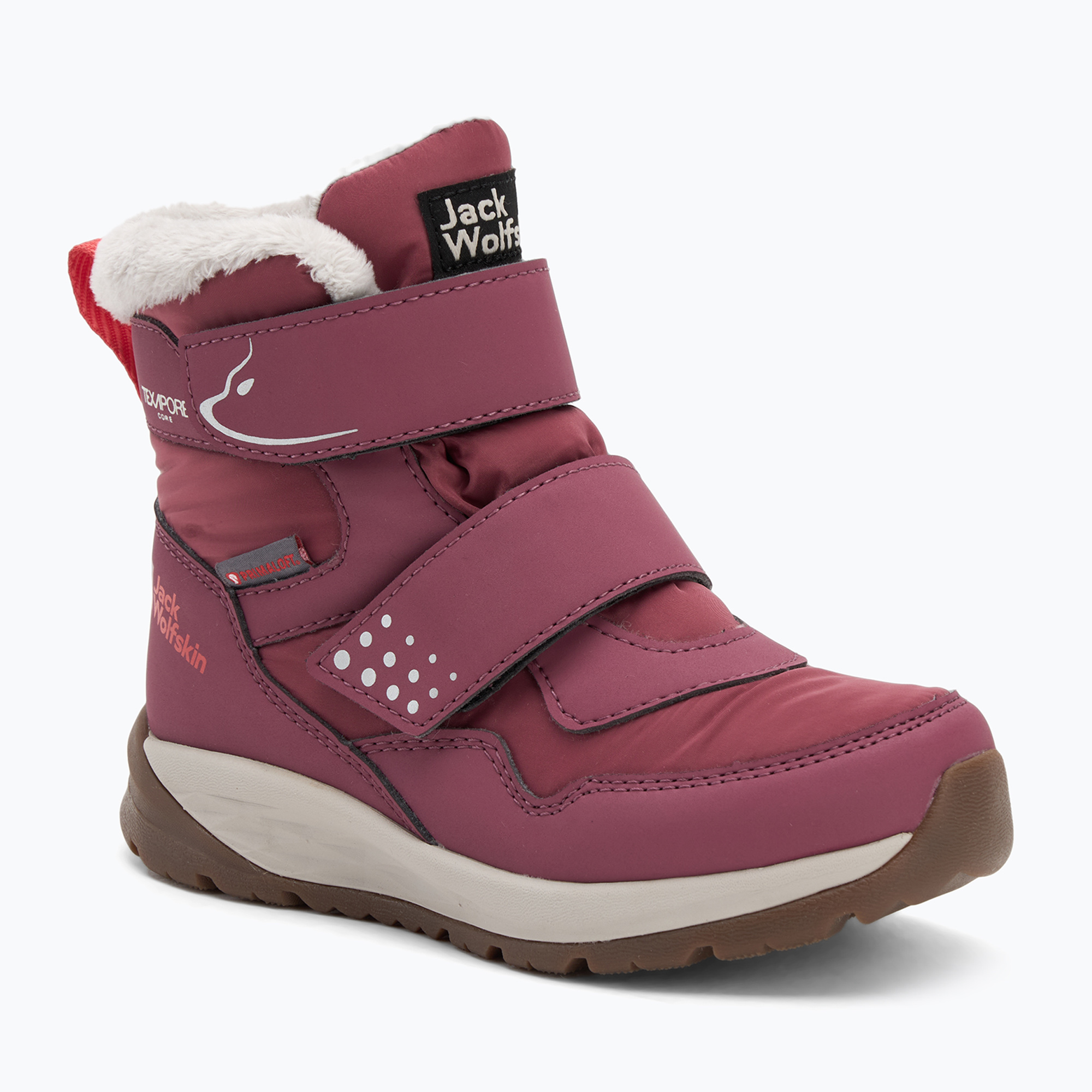 Buty dziecięce Jack Wolfskin Polar Bear-B Texapore Mid Vc raisin 