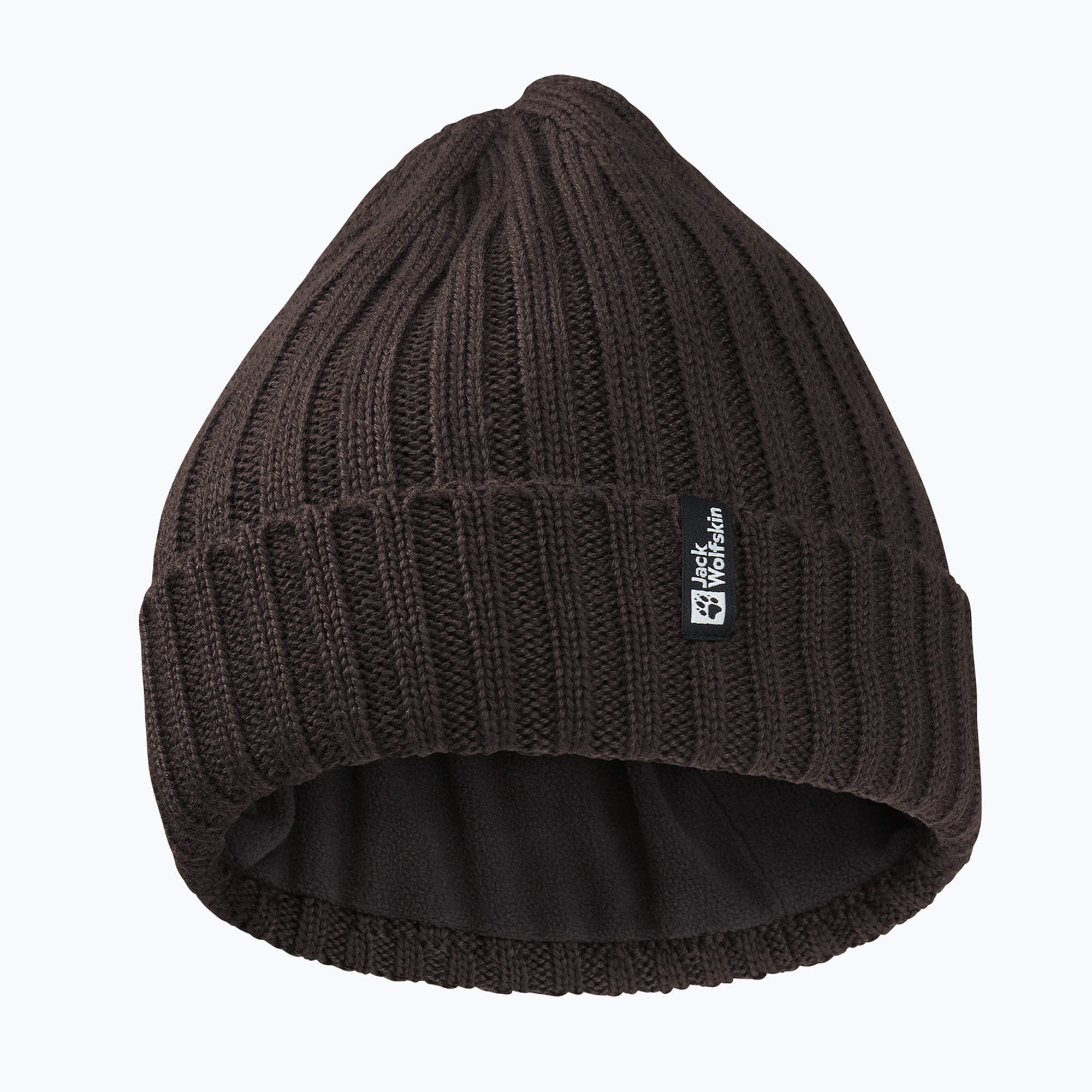 Czapka zimowa Jack Wolfskin Rib Knit peat 