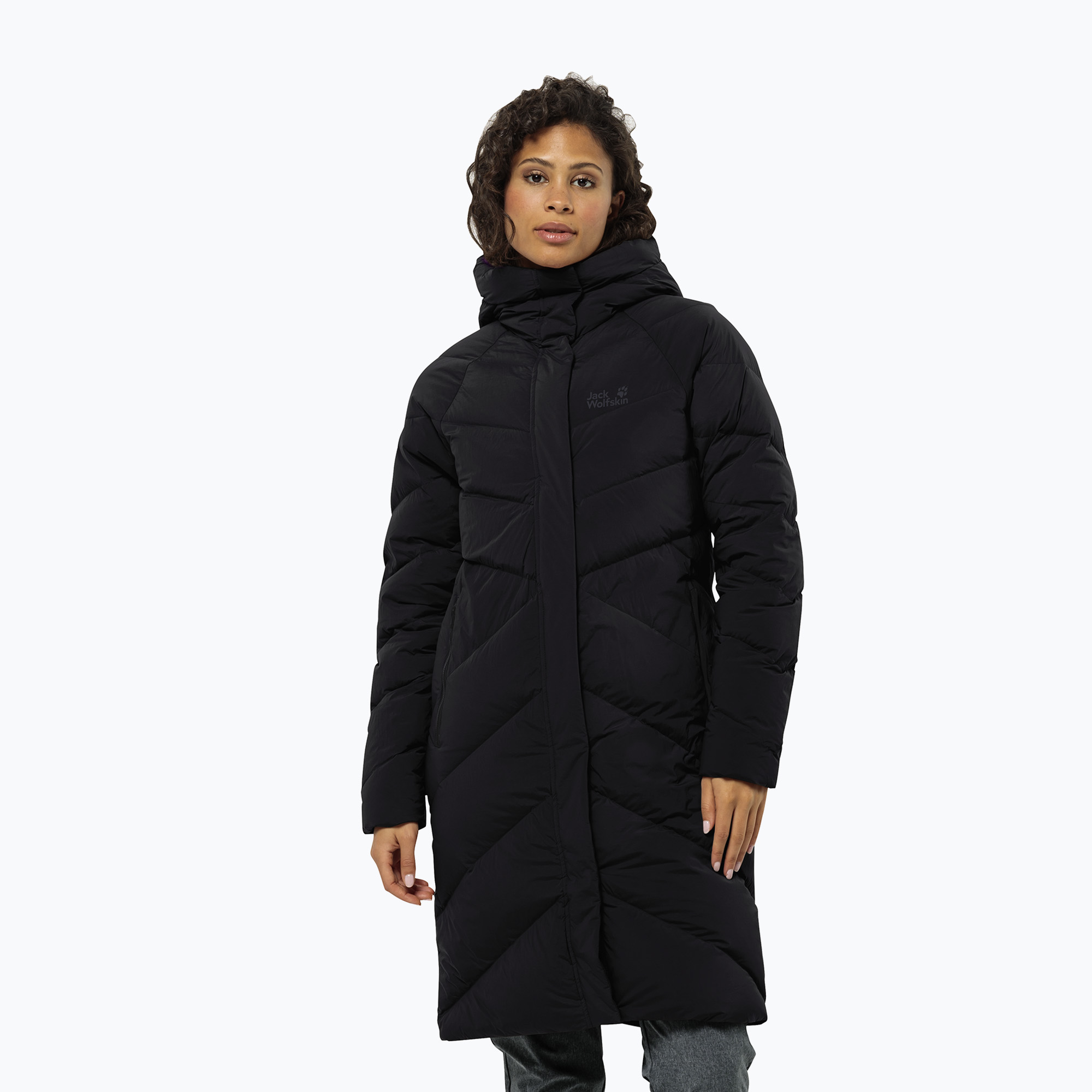 Дамско пухено палто Jack Wolfskin Marienplatz Coat black