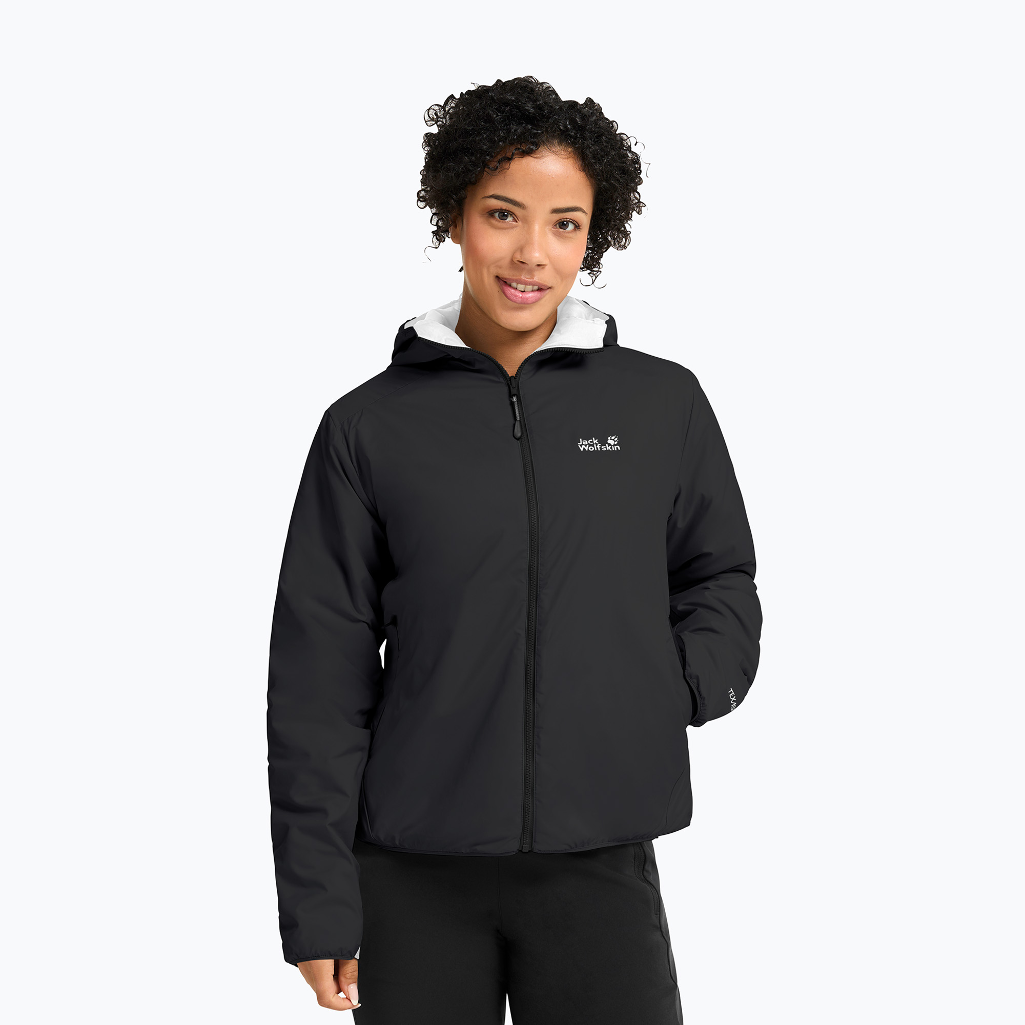 Kurtka ocieplana damska Jack Wolfskin Trail Light Ins 2IN1 black 