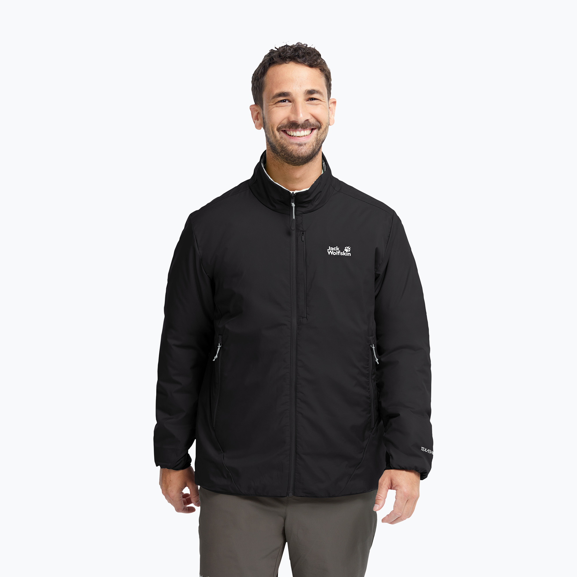Kurtka ocieplana męska Jack Wolfskin Trail Light Ins 2IN1 black 