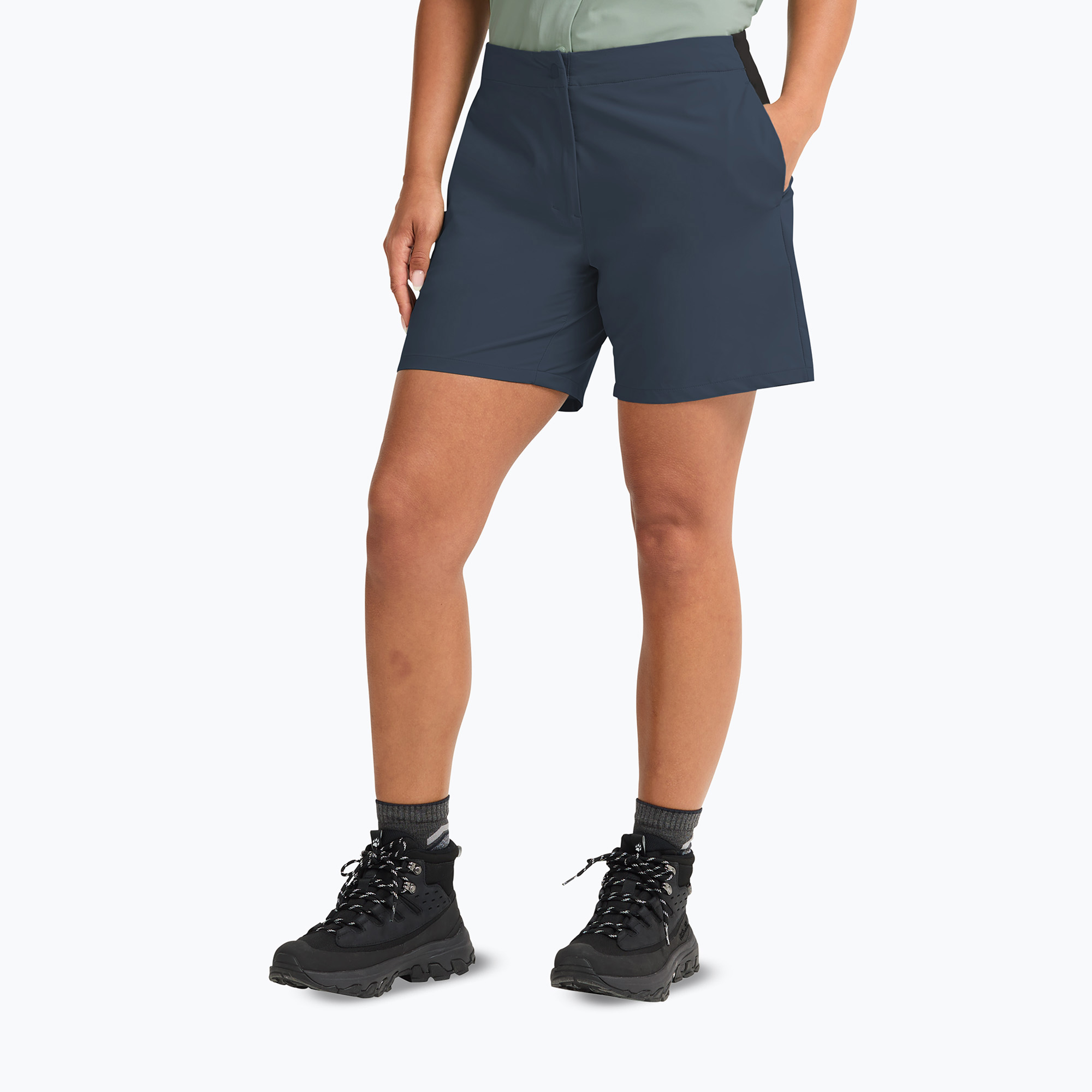 Spodenki trekkingowe damskie Jack Wolfskin Prelight Pulse midnight sky 