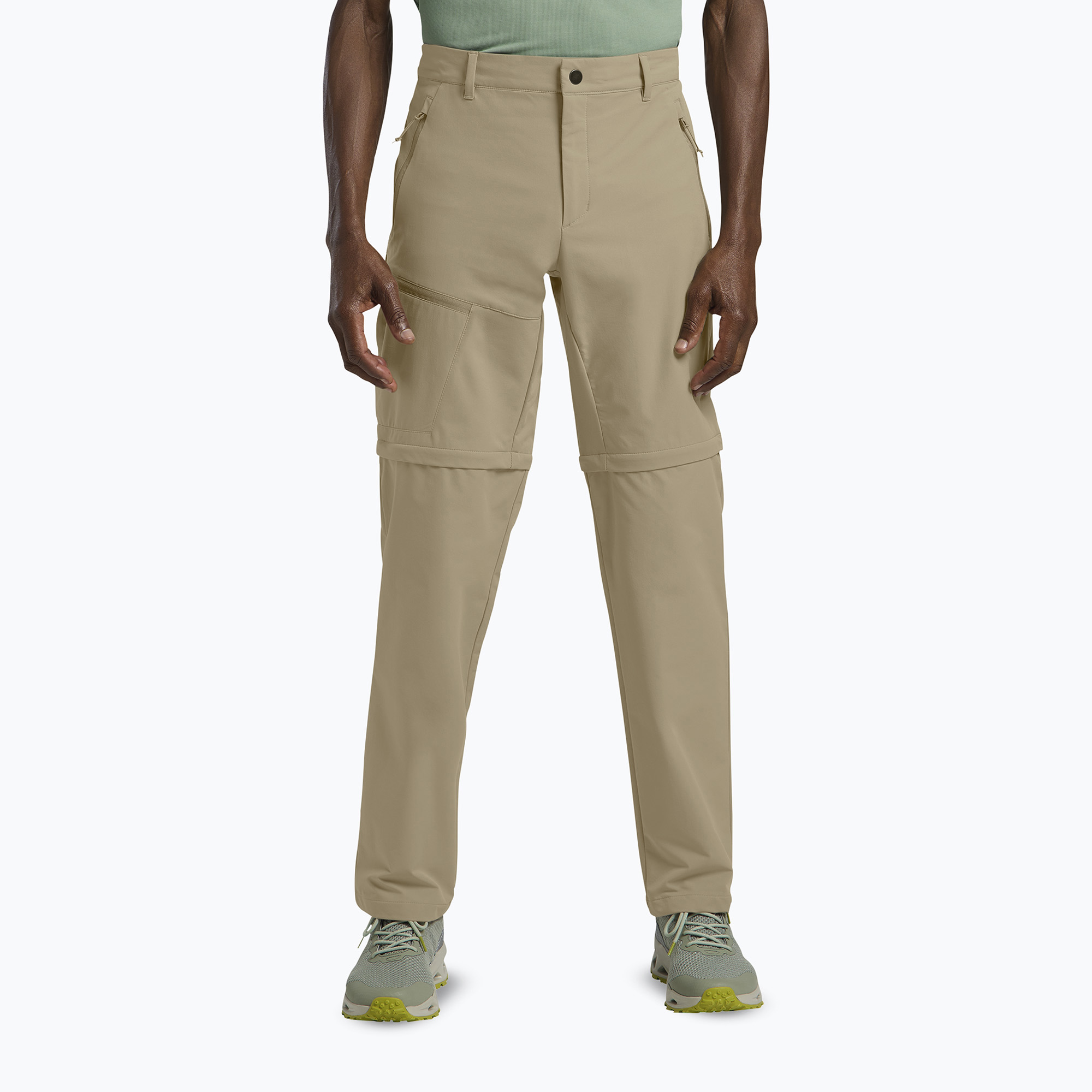 Spodnie trekkingowe męskie Jack Wolfskin Pico Trail Zip Off hazel wood