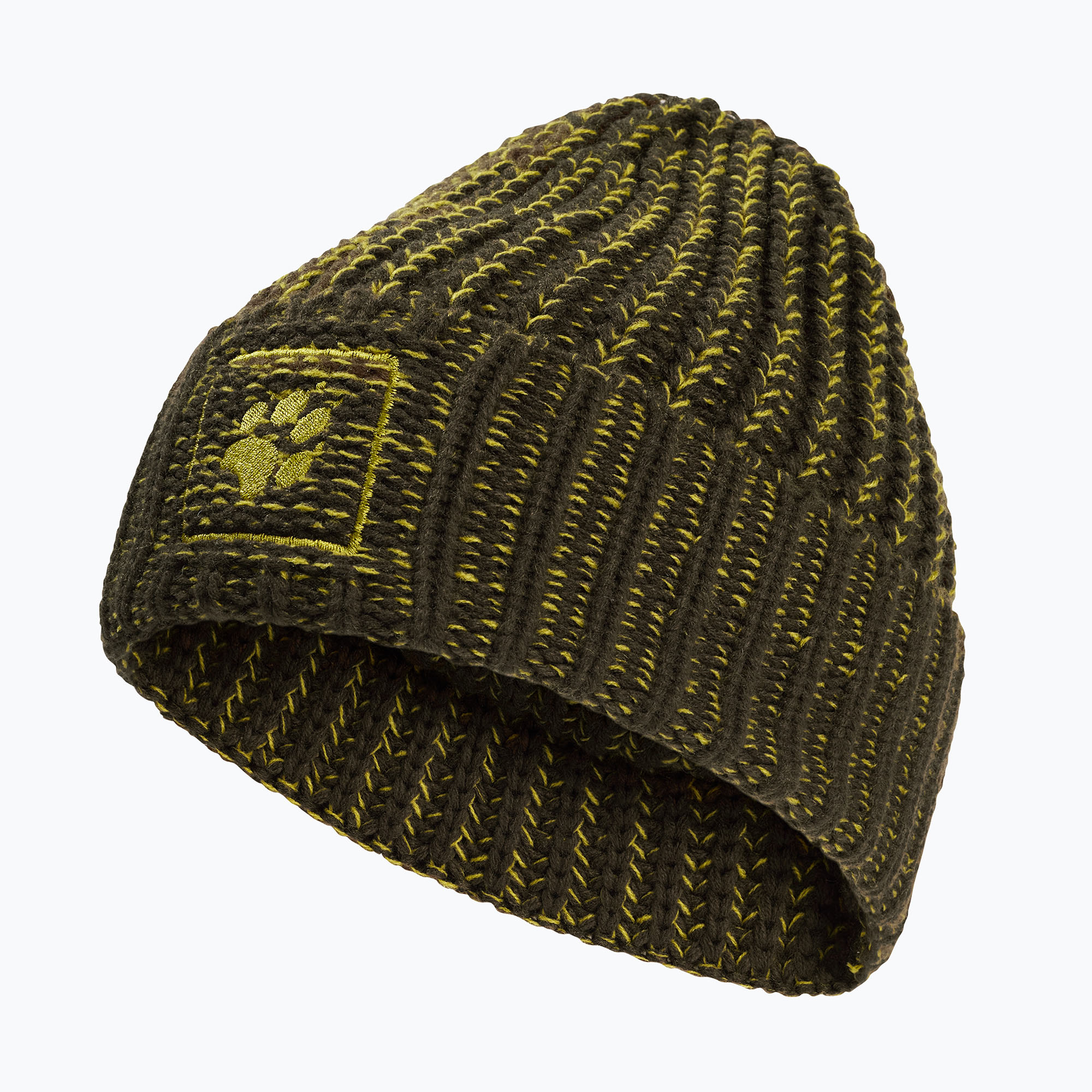 Căciulă de iarnă Jack Wolfskin Badge Beanie obsidian moss