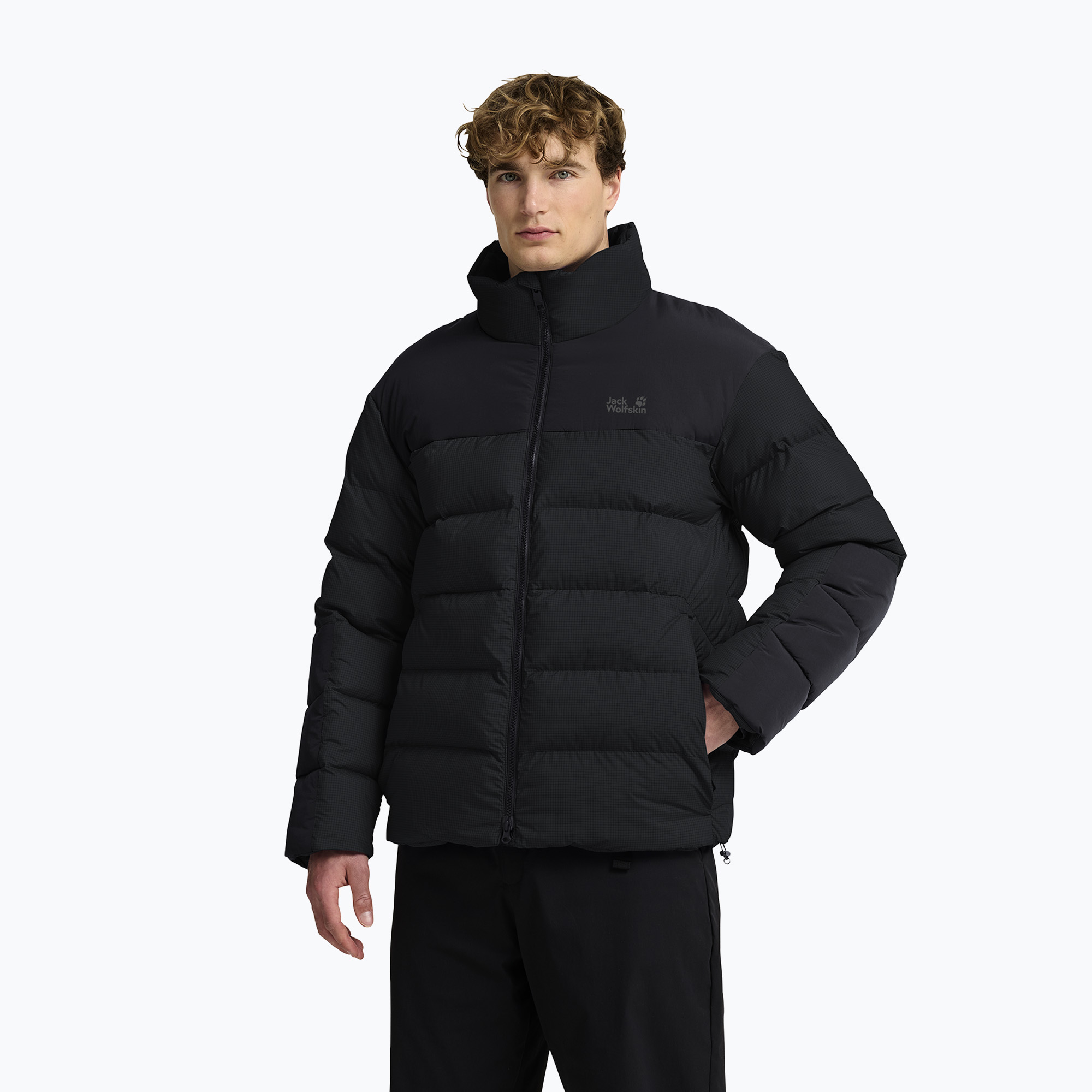 Geacă izolată pentru bărbați Jack Wolfskin Icy Hollow phantom