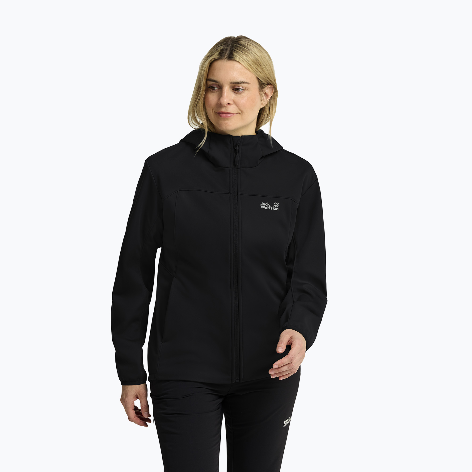 Дамско софтшел яке Jack Wolfskin Windhain 2 Hoody black