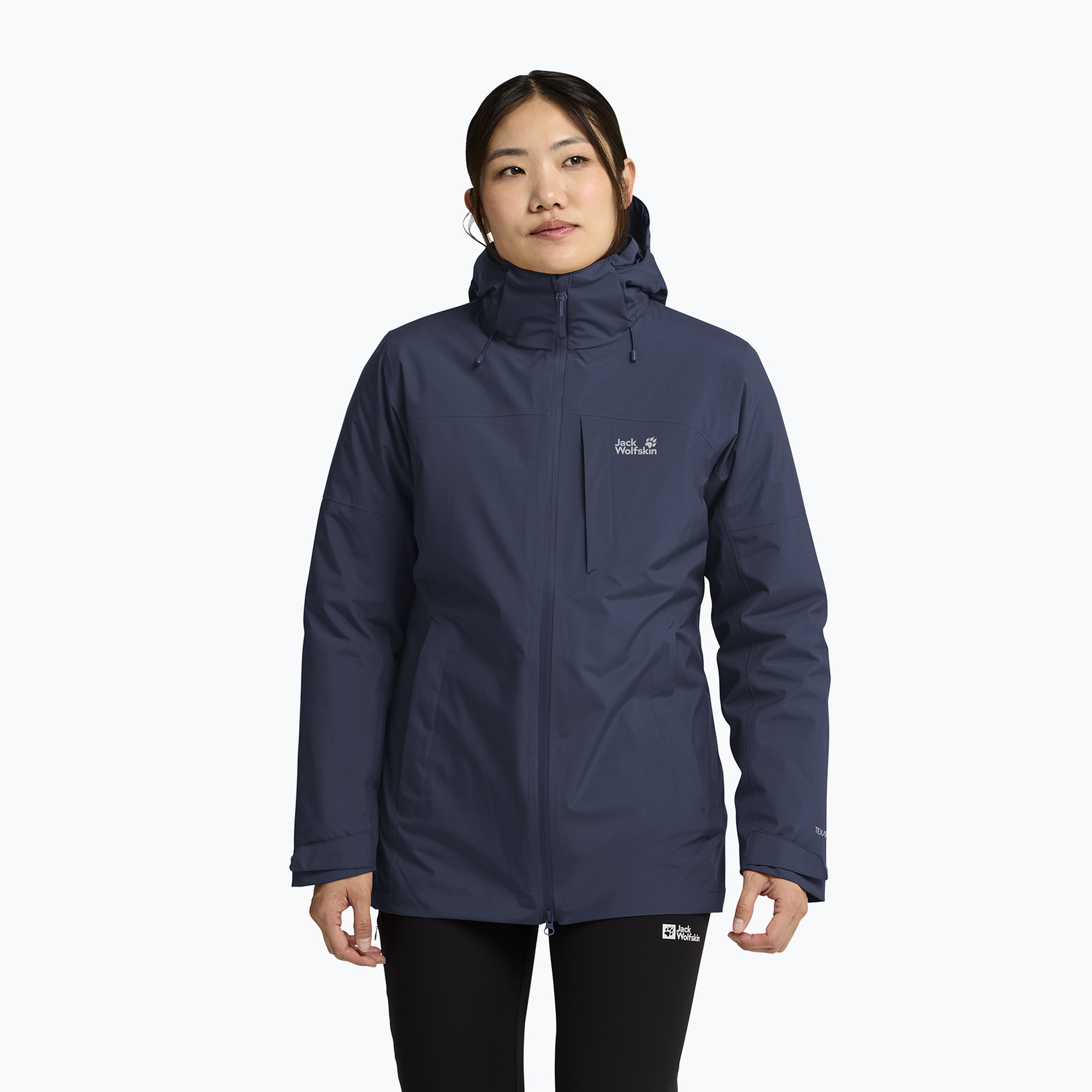 Дамско яке 3-в-1  Jack Wolfskin Hunberg 2 3IN1 midnight sky