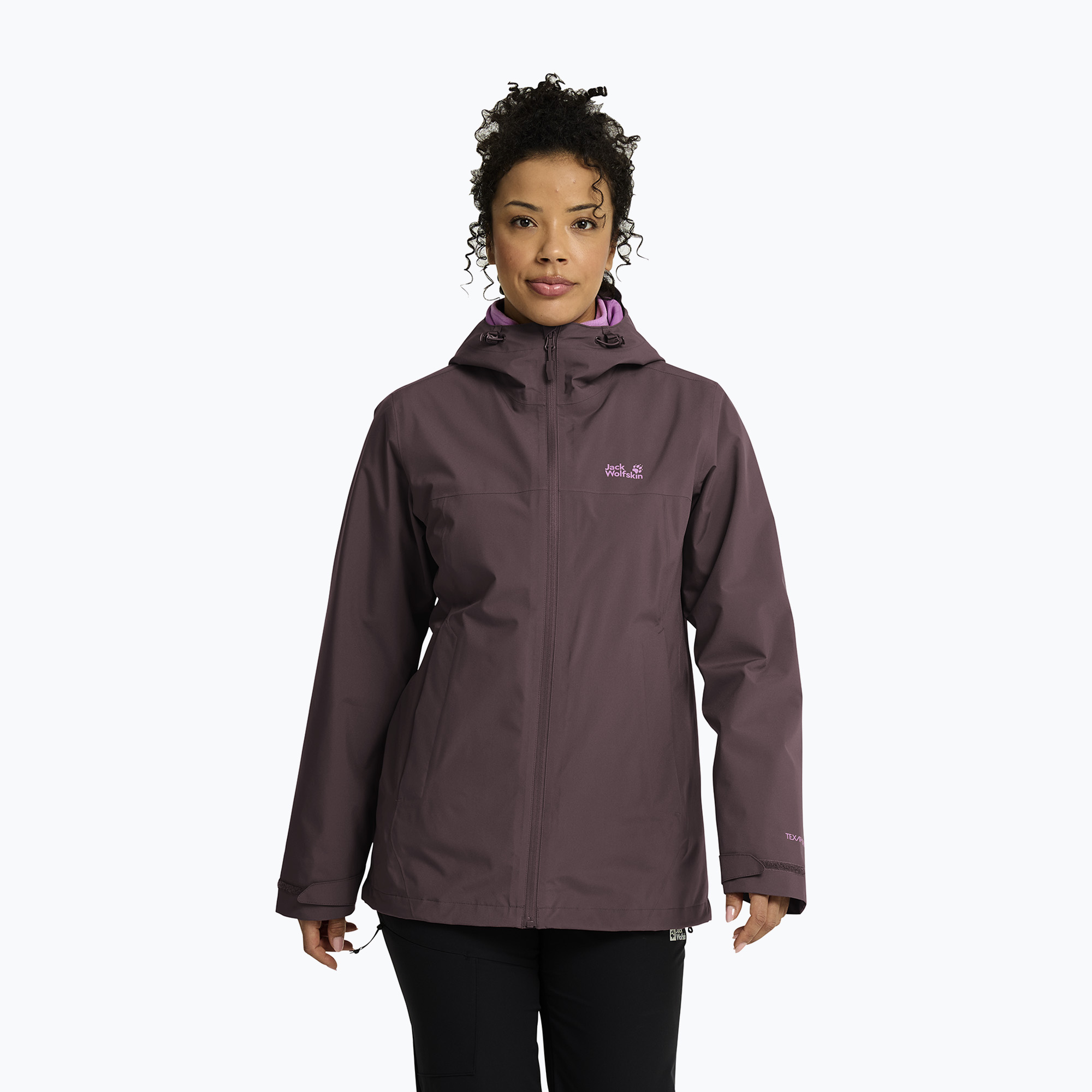 Дамско яке 3-в-1  Jack Wolfskin Moonrise 2 3IN1 sheer plum