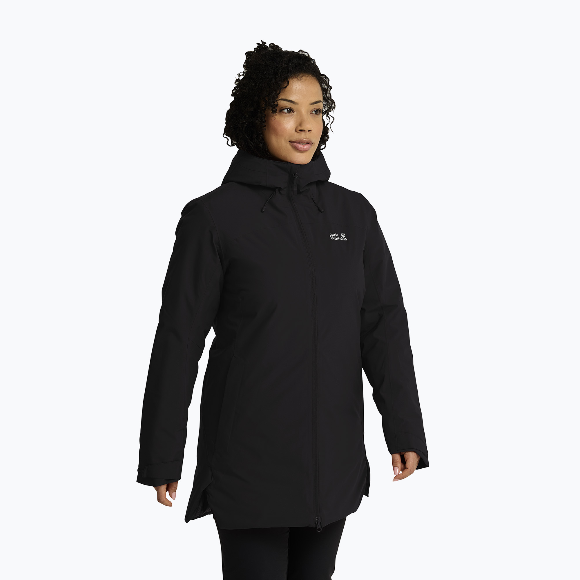Дамско яке за дъжд Jack Wolfskin Heidelstein 2 Ins black
