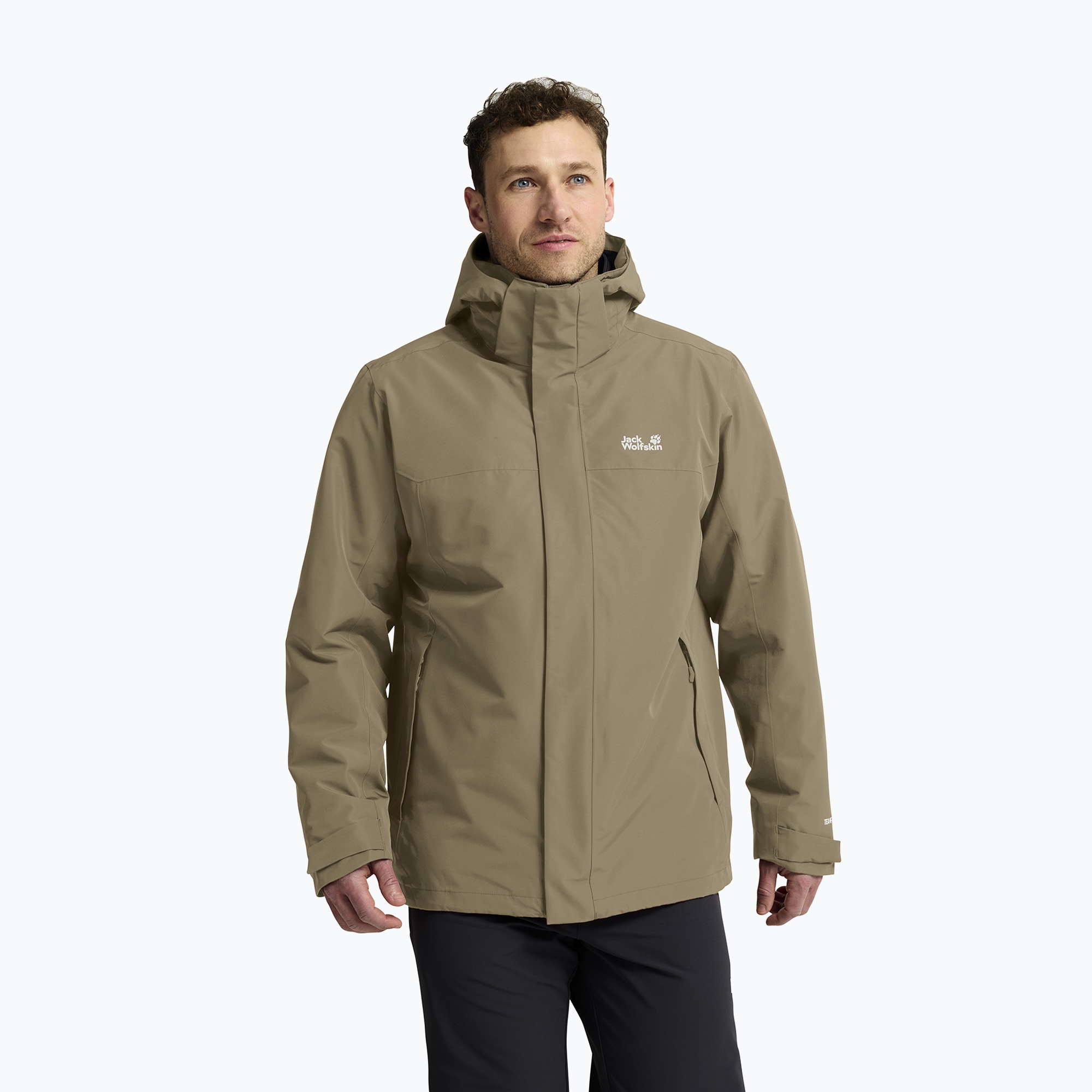 Мъжко яке 3-в-1 Jack Wolfskin Stonelite 3In1 hazel wood
