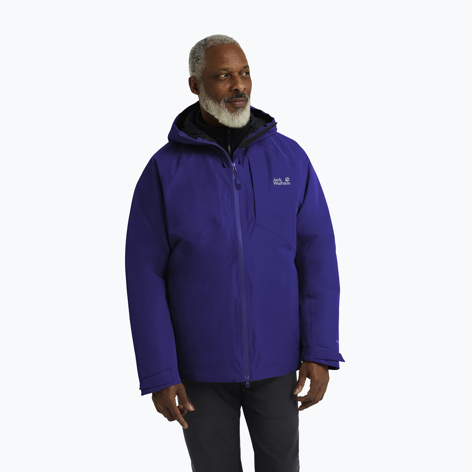 Geacă cu puf pentru bărbați Jack Wolfskin Icecape 2 l Down Ins Rds glow ink