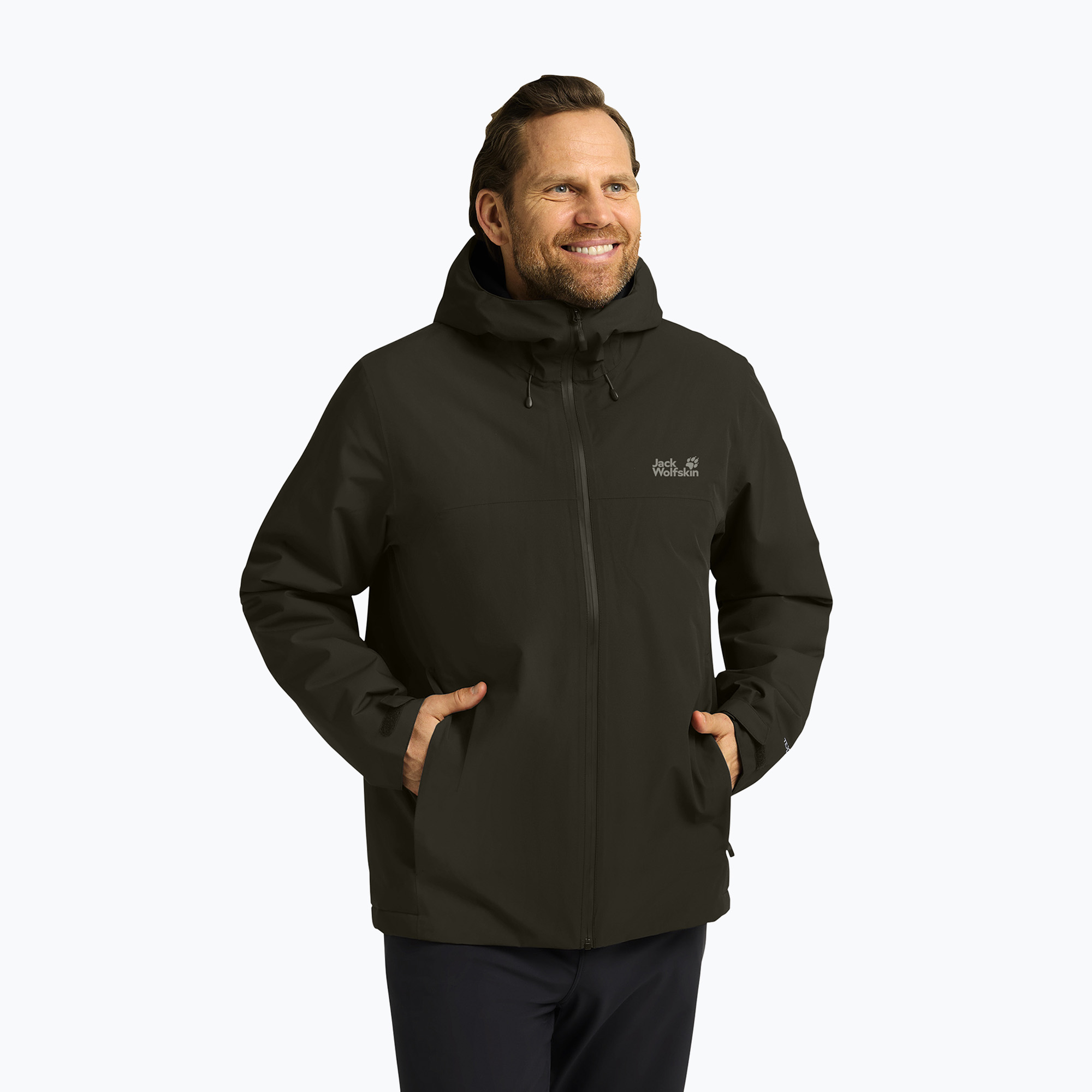 Мъжко ватирано яке Jack Wolfskin Wisper Ins obsidian moss
