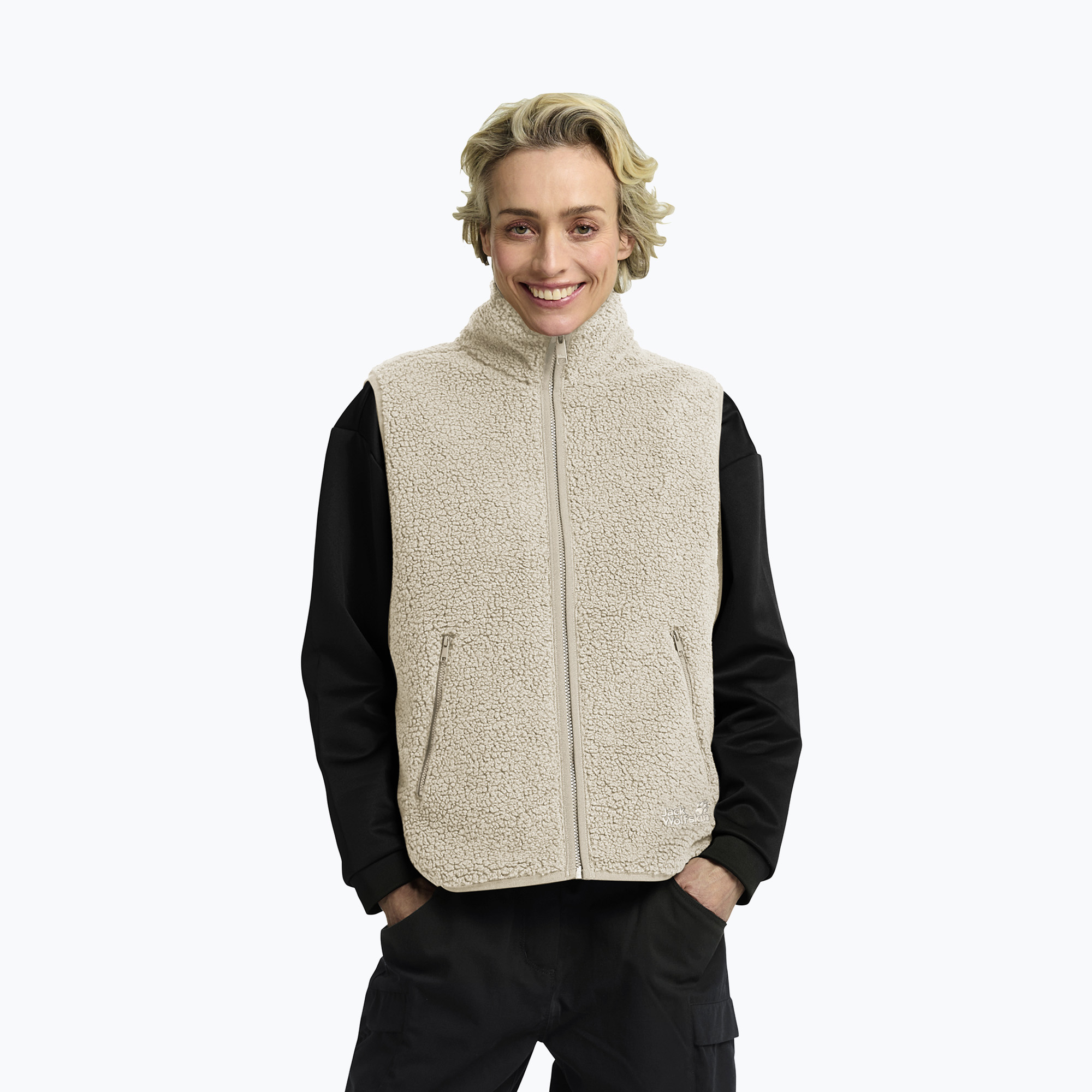 Dámska vesta Jack Wolfskin High Curl oyster