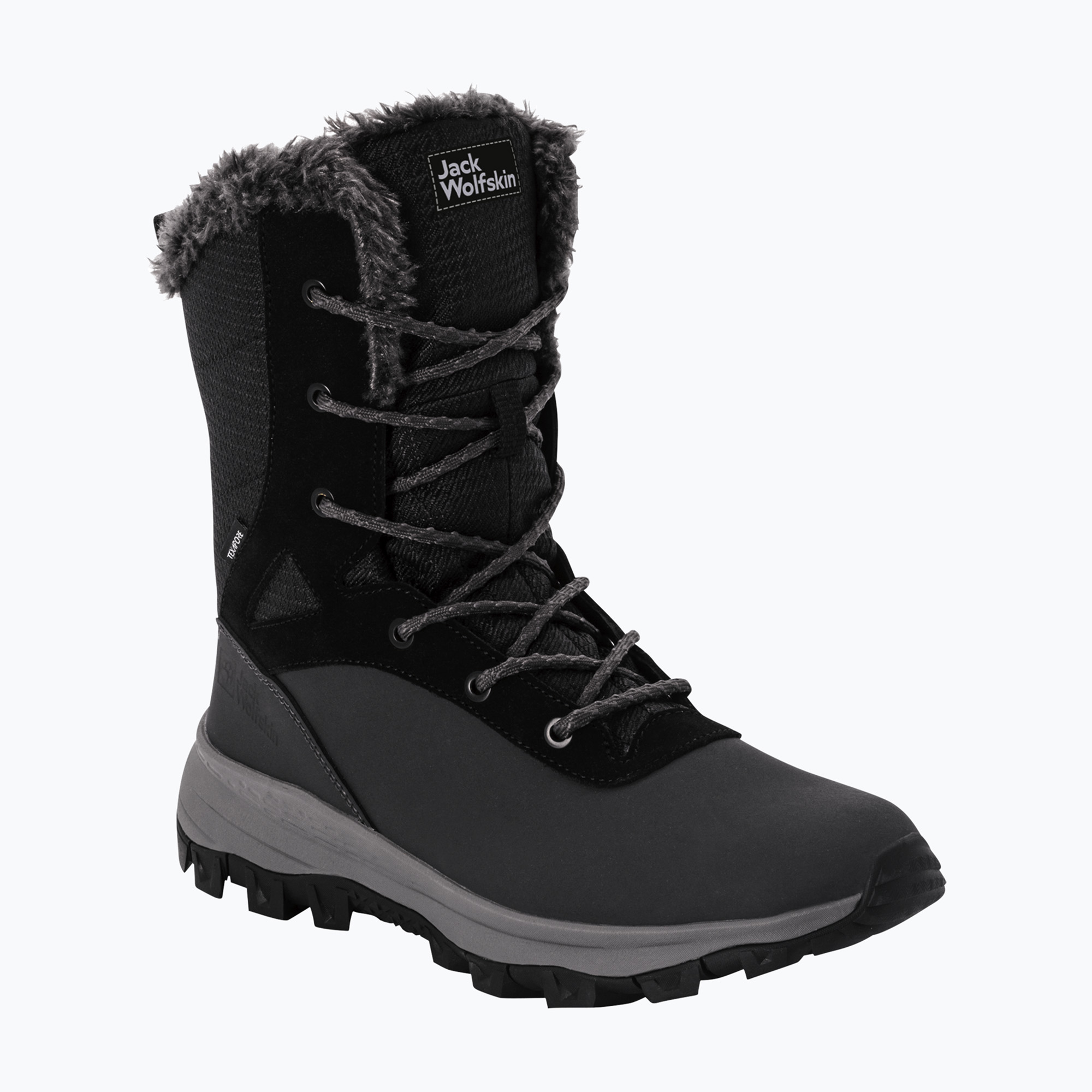 Dámske snehule Jack Wolfskin Everquest Texapore Snow High phantom/black (Everquest Texapore Snow High 4053601)