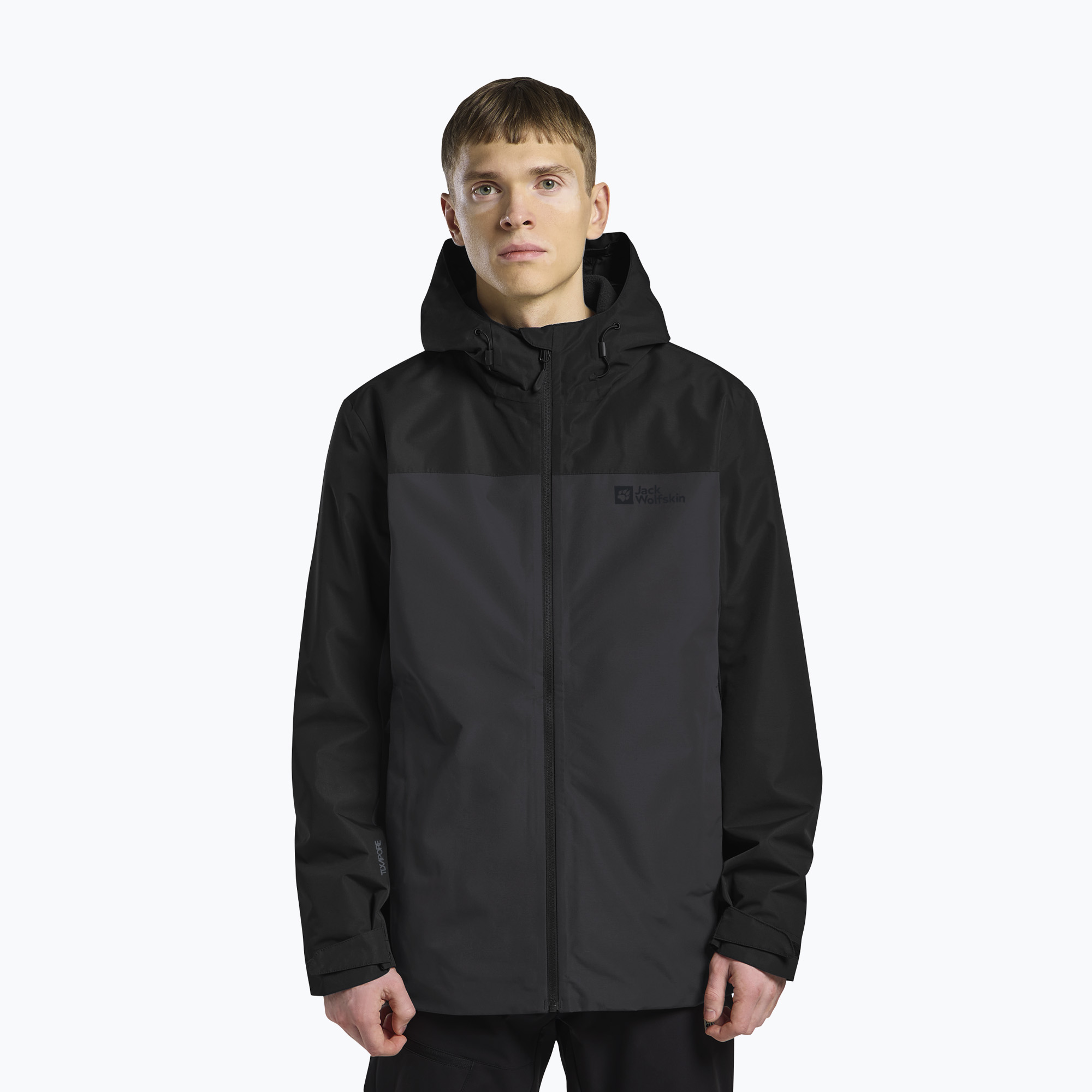 Pánska bunda 3v1 Jack Wolfskin Taubenberg 3In1 phantom (Taubenberg 3In1 1115311_6350_003)