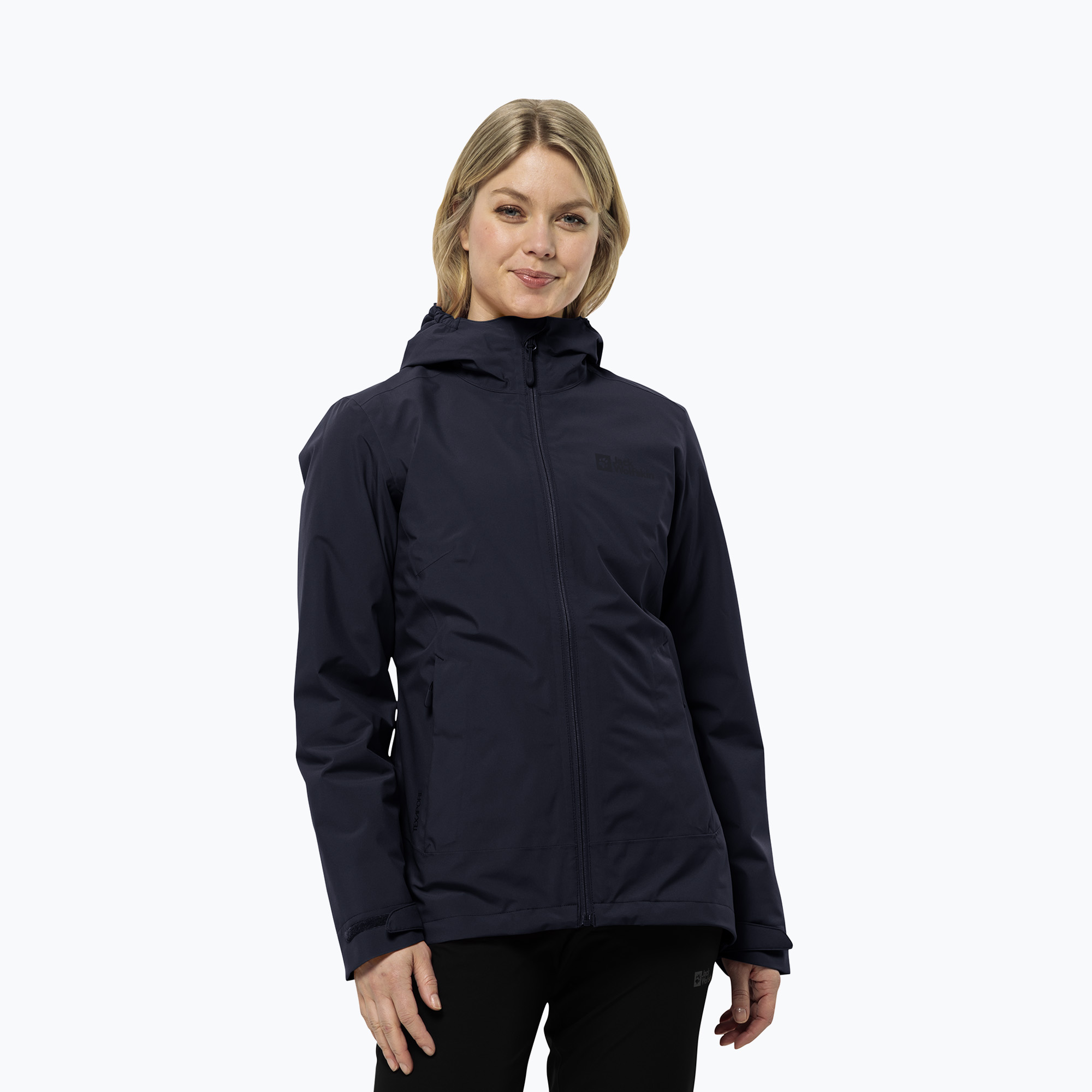 Dámska bunda 3v1 Jack Wolfskin Moonrise 3In1 night blue (Moonrise 3In1 1115621_1010_004)