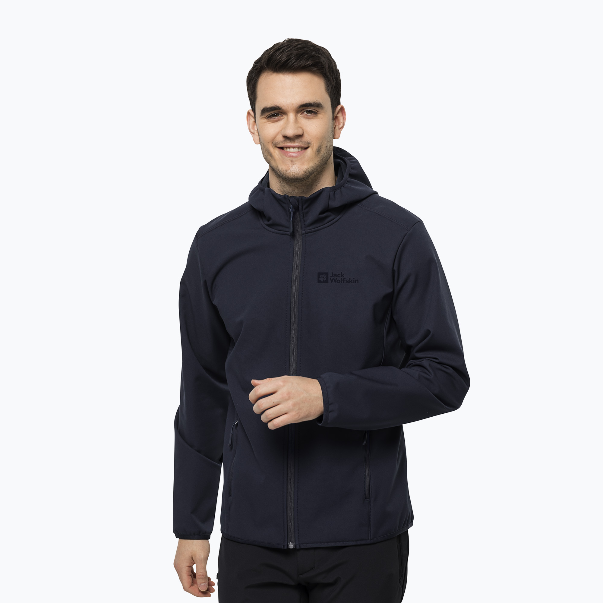Kurtka softshell męska Jack Wolfskin Bornberg Hoody night blue 