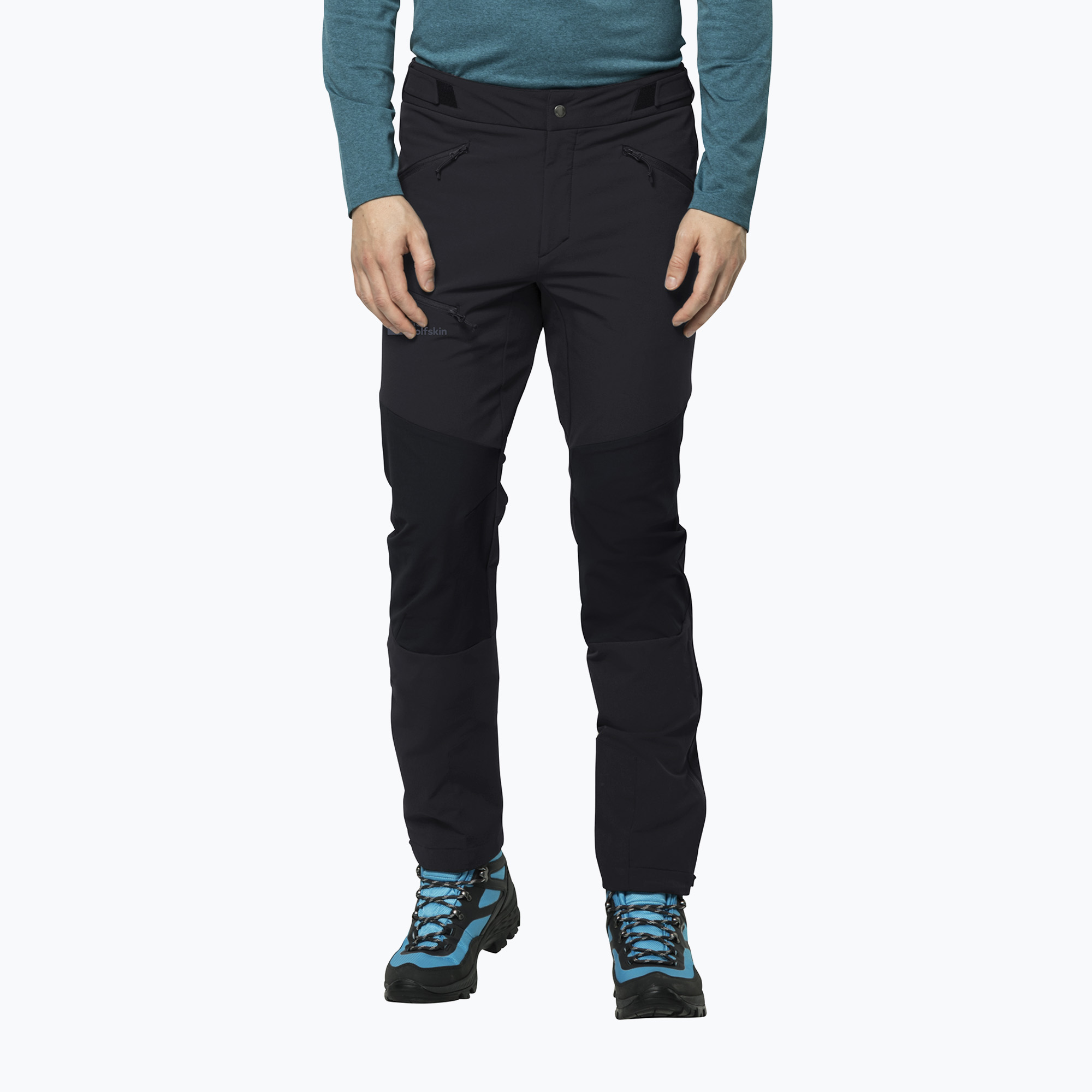 Spodnie softshell męskie Jack Wolfskin Salmaser phantom 