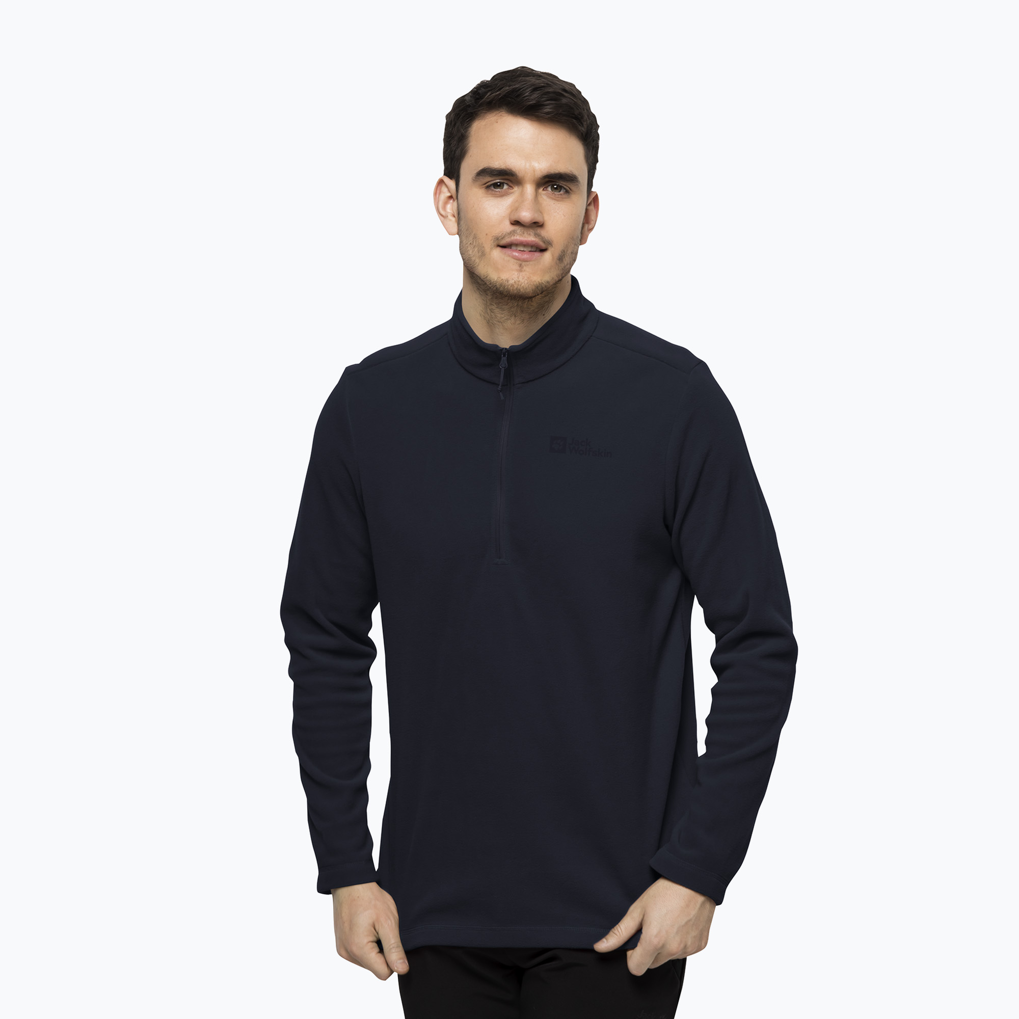 Bluza trekkingowa męska Jack Wolfskin Taunus HZ night blue 