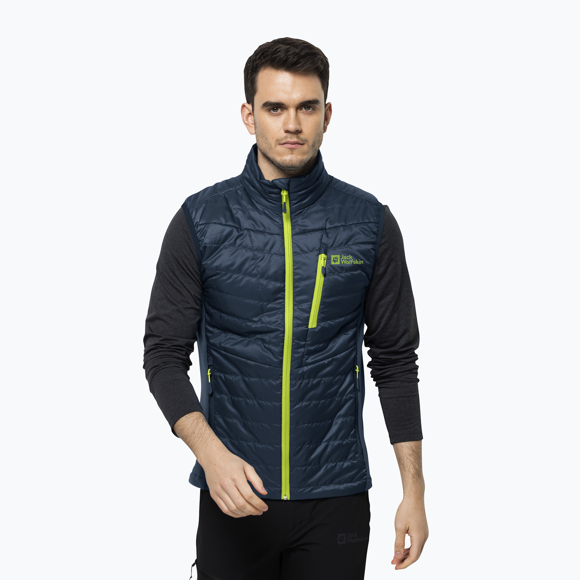 Bezrękawnik trekkingowy męski Jack Wolfskin Routeburn Pro Ins dark sea 