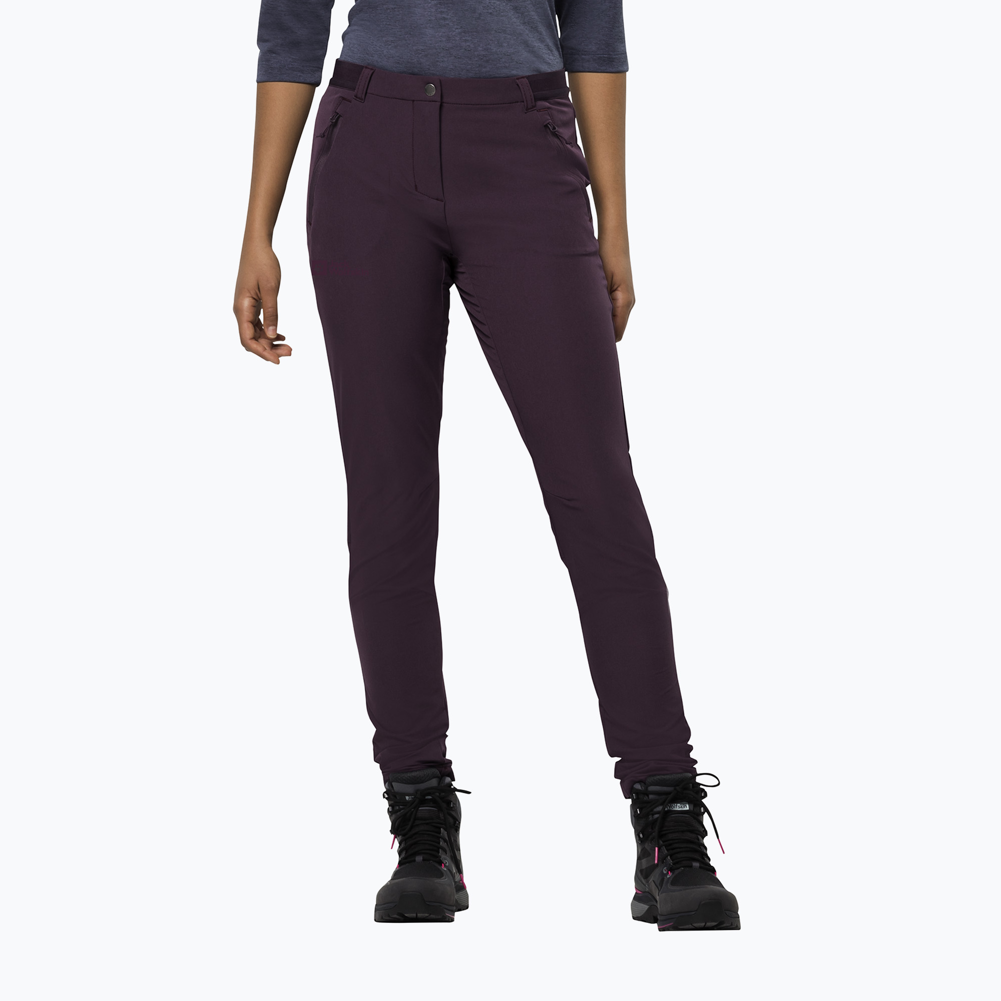 Spodnie softshell damskie Jack Wolfskin Geigelstein Slim java 