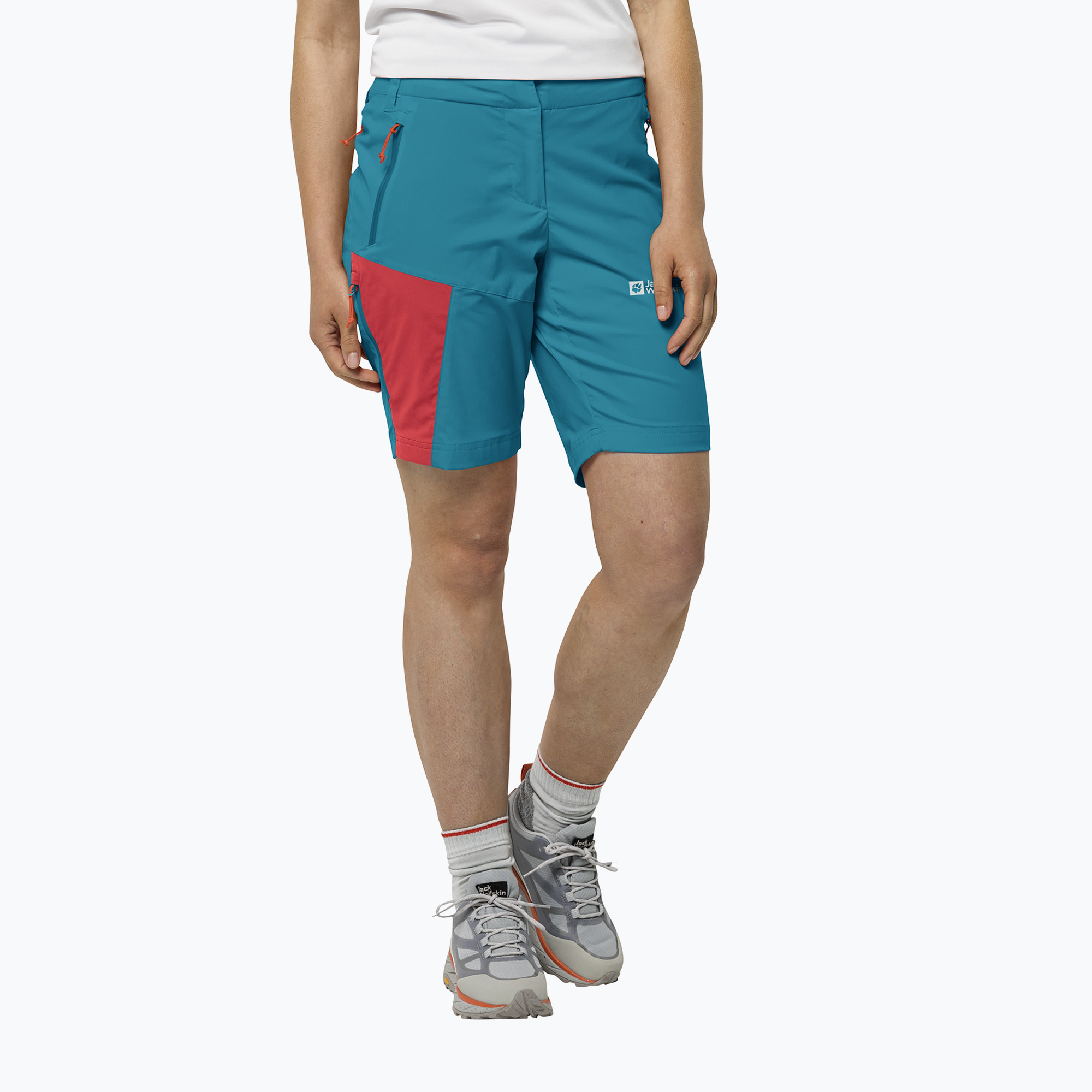 Spodenki trekkingowe damskie Jack Wolfskin Glastal tile blue 