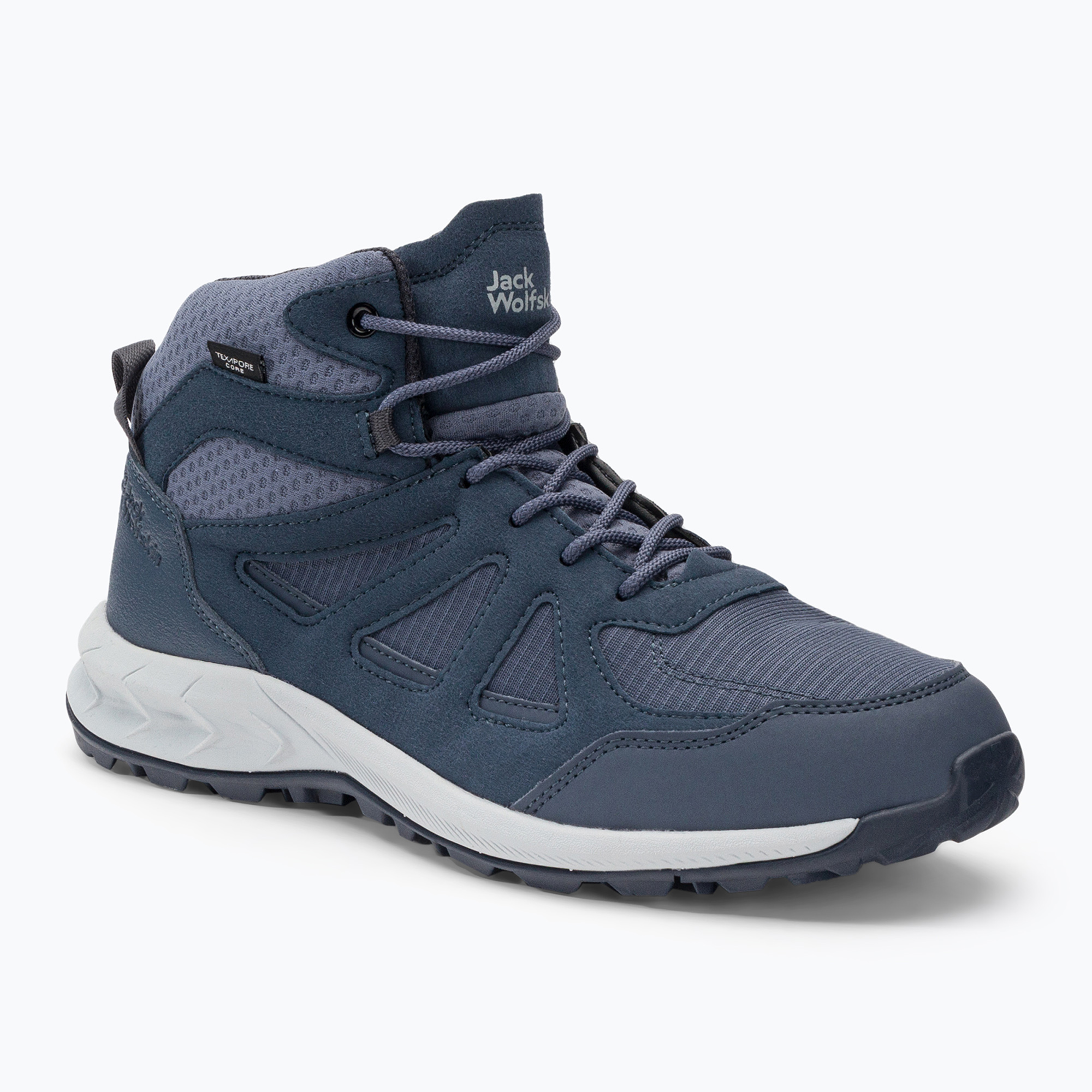 Buty trekkingowe damskie Jack Wolfskin Woodland 2 Texapore Mid graphite 