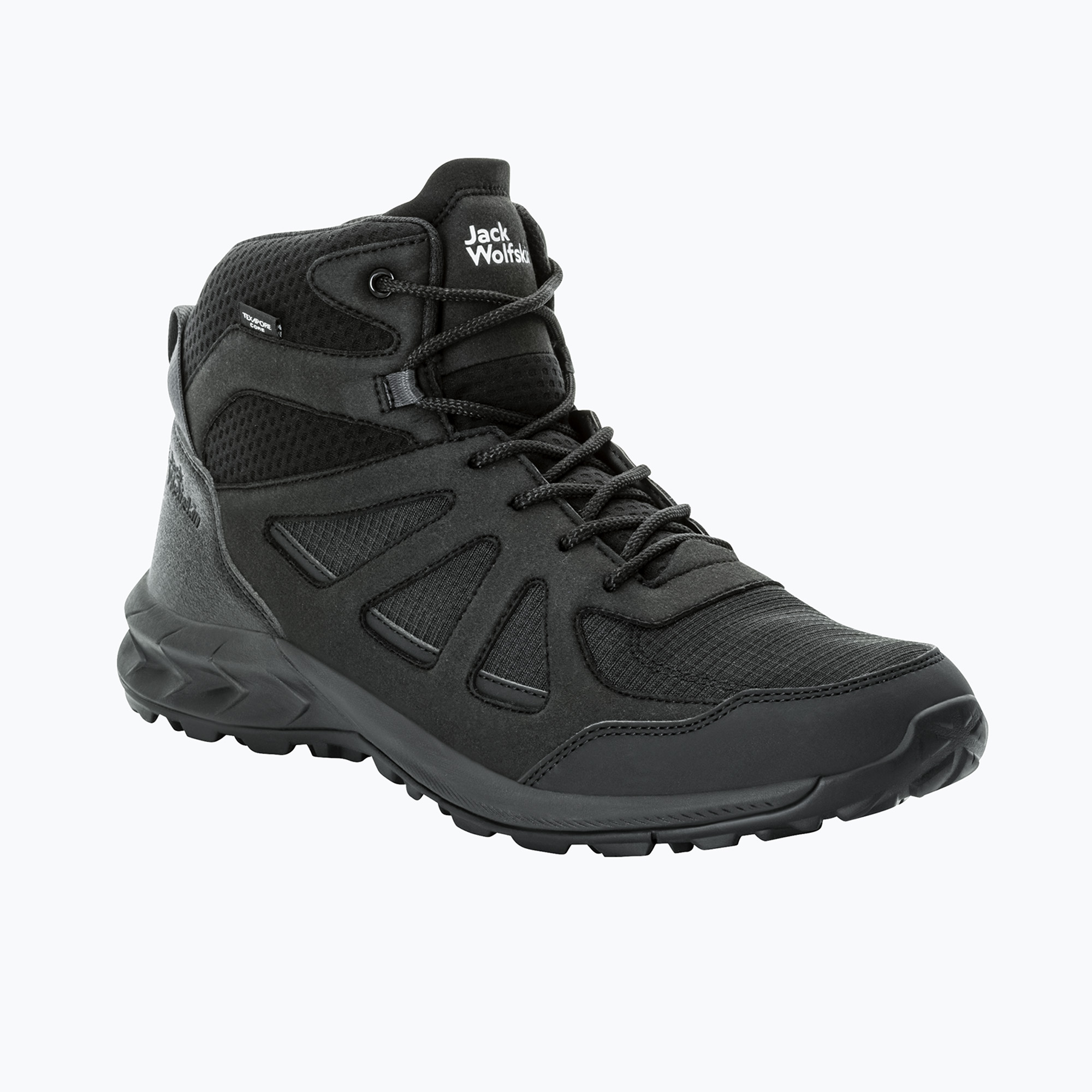 Buty trekkingowe męskie Jack Wolfskin Woodland 2 Texapore Mid black 
