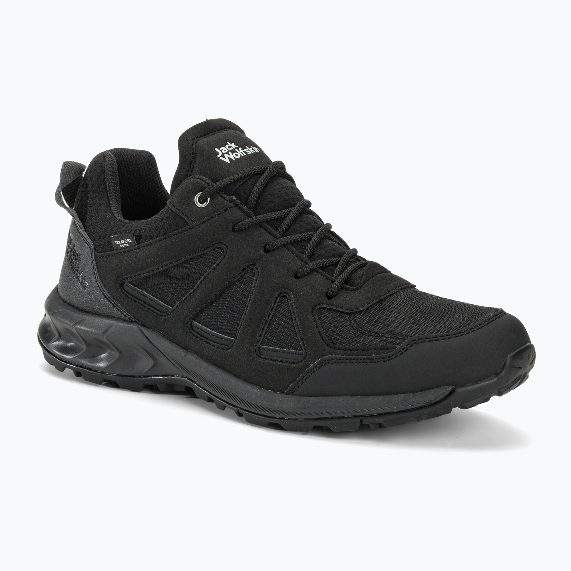 Pánske trekové topánky Jack Wolfskin Woodland 2 Texapore Low black (Woodland 2 Texapore Low 4051271)
