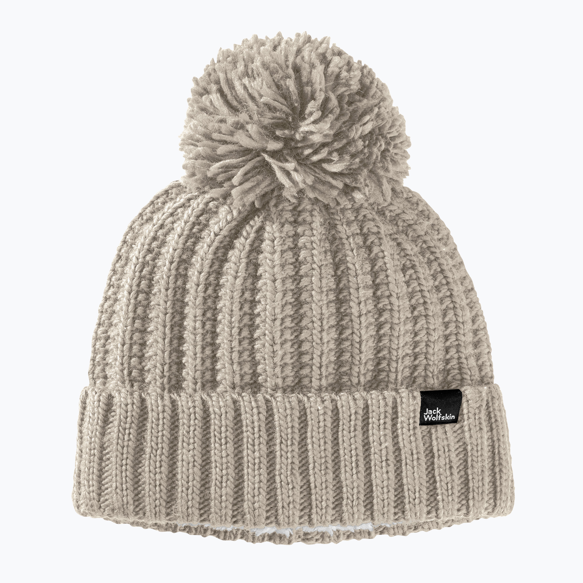 Berretto invernale da donna Jack Wolfskin Highloft Knit grigio polvere (S) (Highloft Knit 1908012_6260_002)