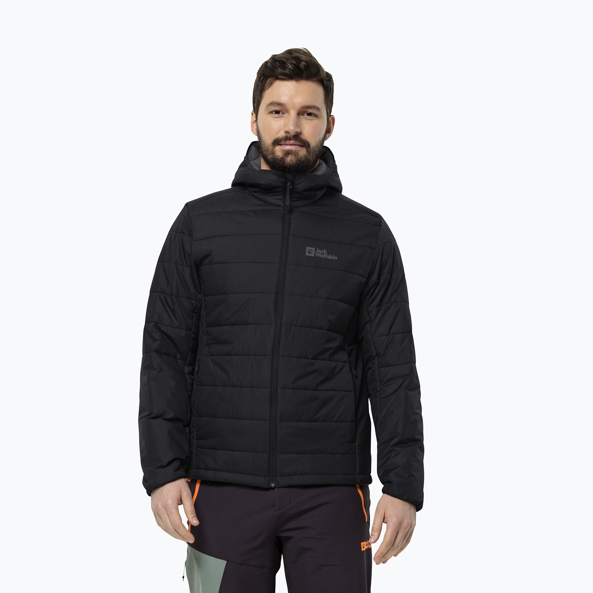 Kurtka męska Jack Wolfskin Lapawa Ins Hoody black 
