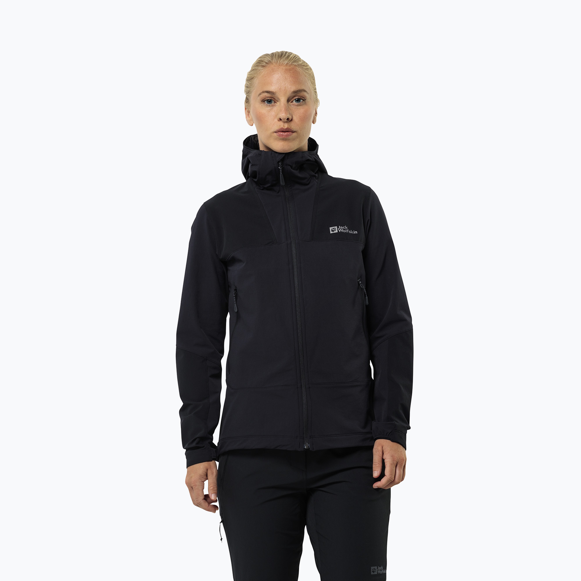 Kurtka softshell damska Jack Wolfskin Andur black 
