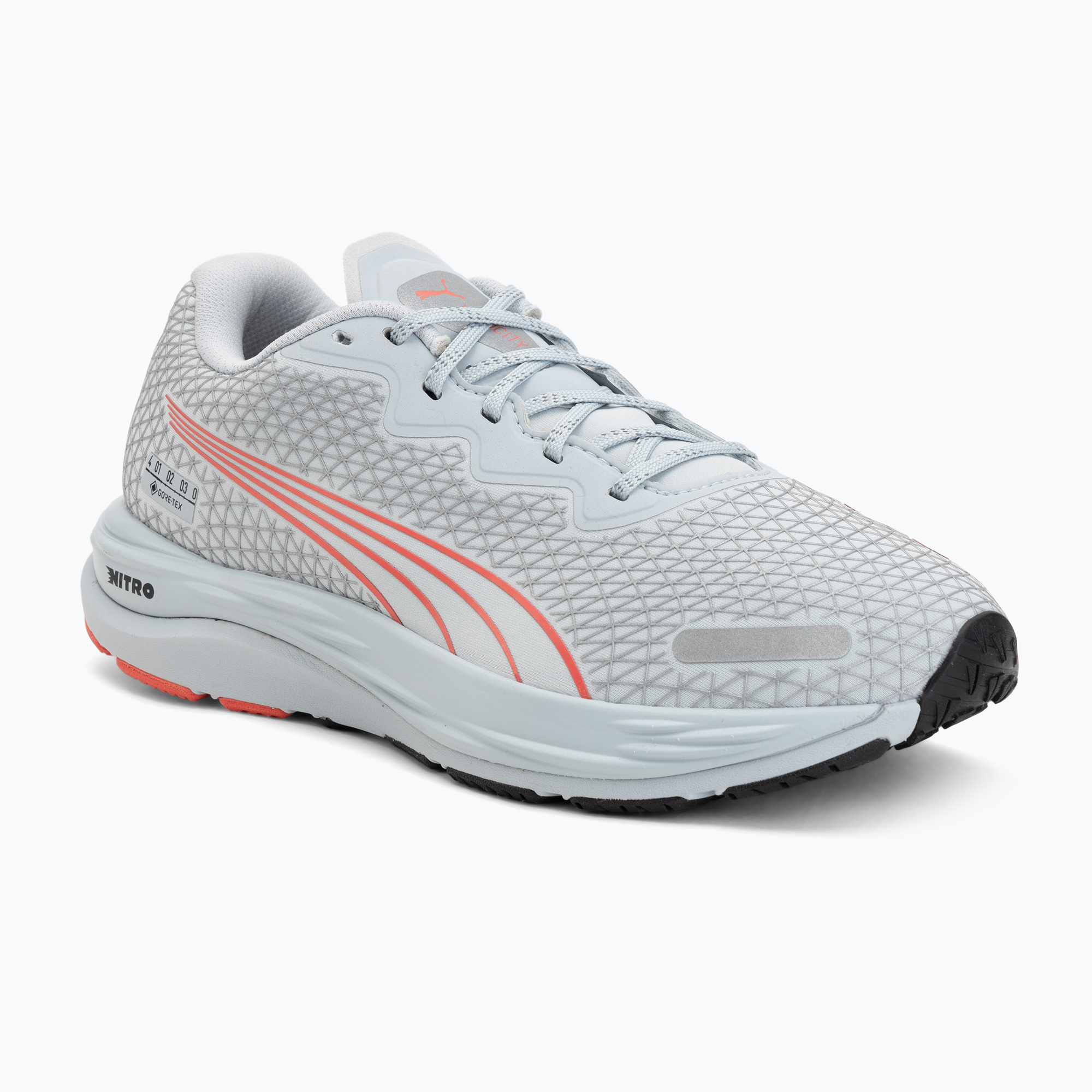 Buty do biegania damskie Puma Velocity Nitro 2 GTX grey/salmon 