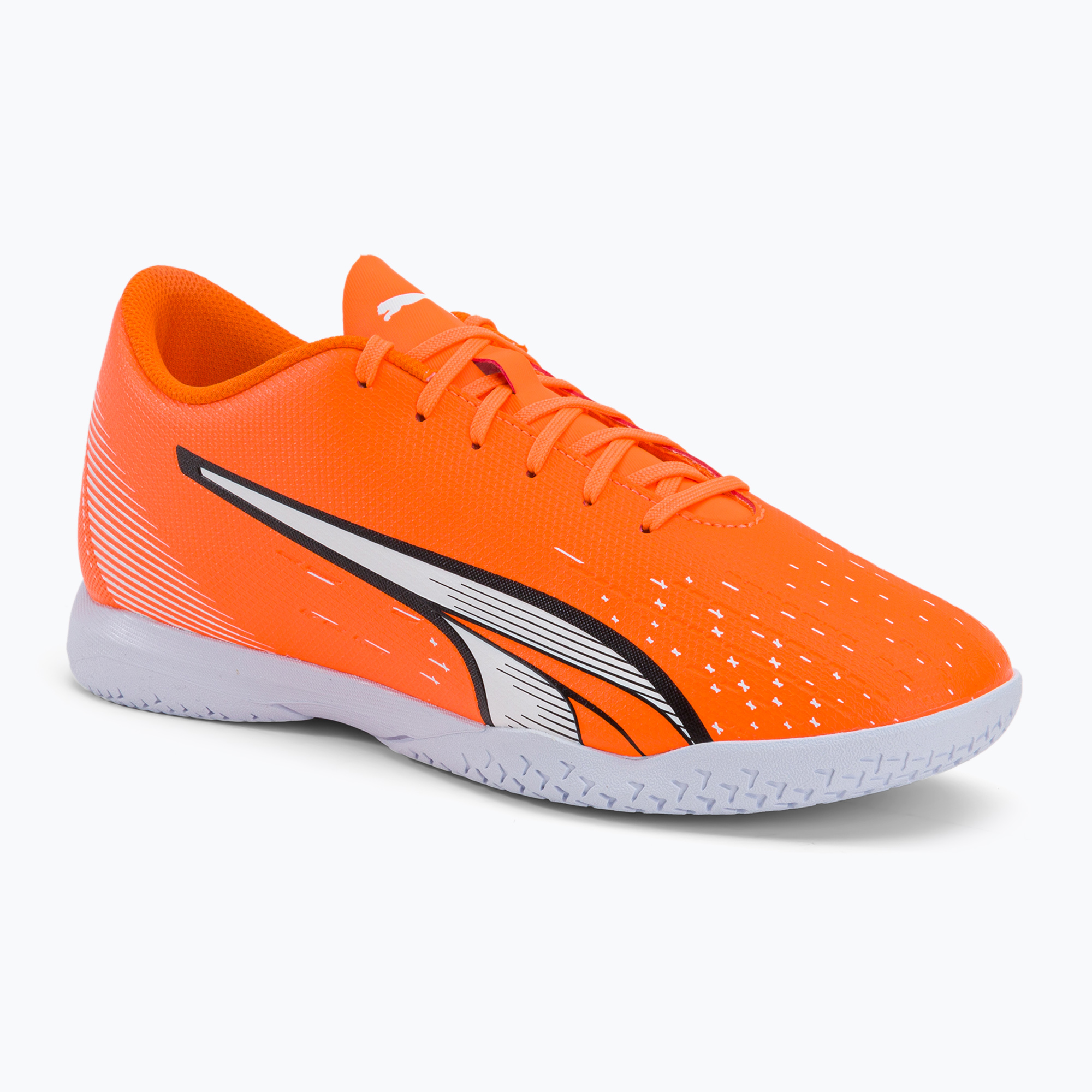 Buty piłkarskie męskie PUMA Ultra Play IT ultra orange/puma white/blue glimmer 