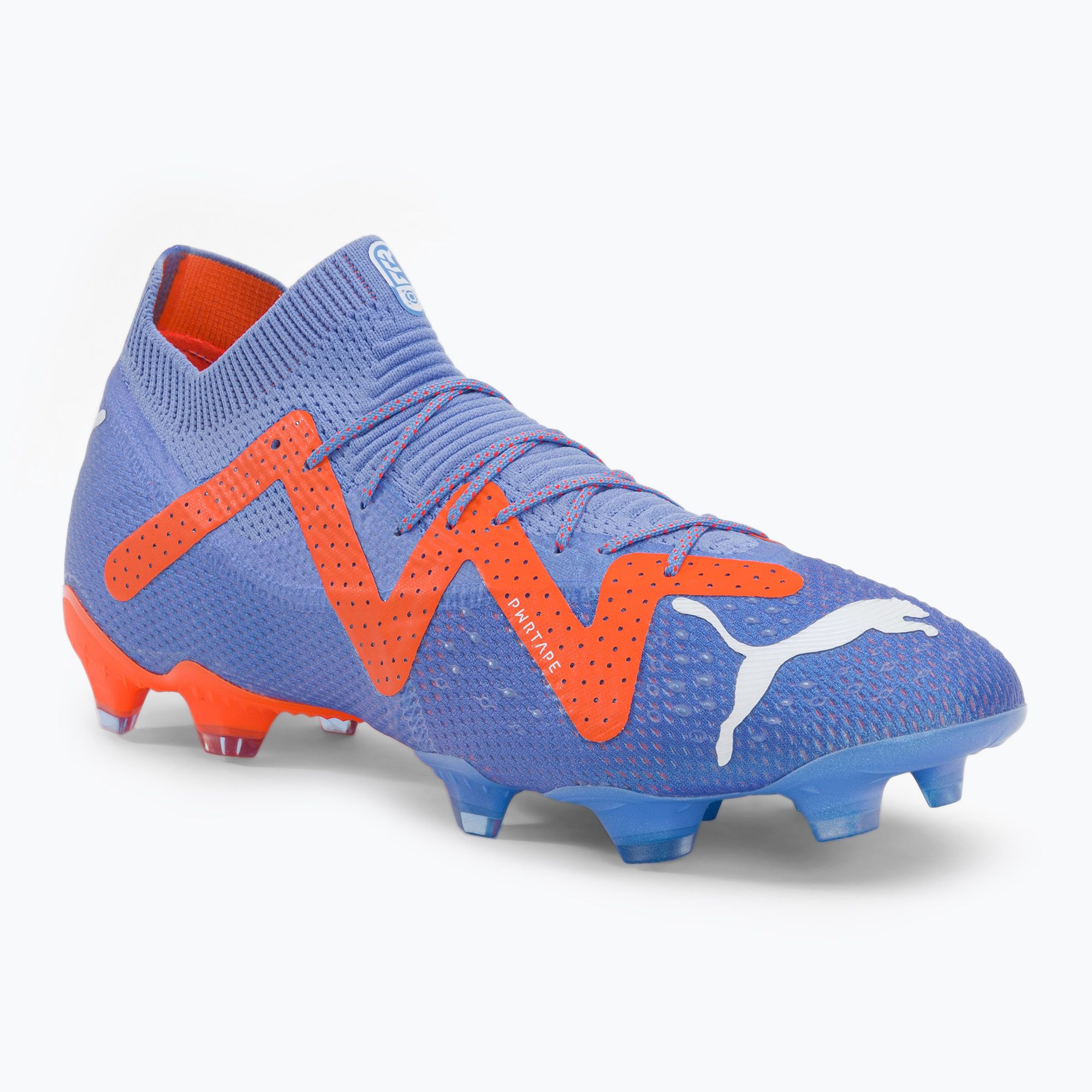 Buty piłkarskie męskie PUMA Future Ultimate FG/AG blue glimmer/puma white/ultra orange 