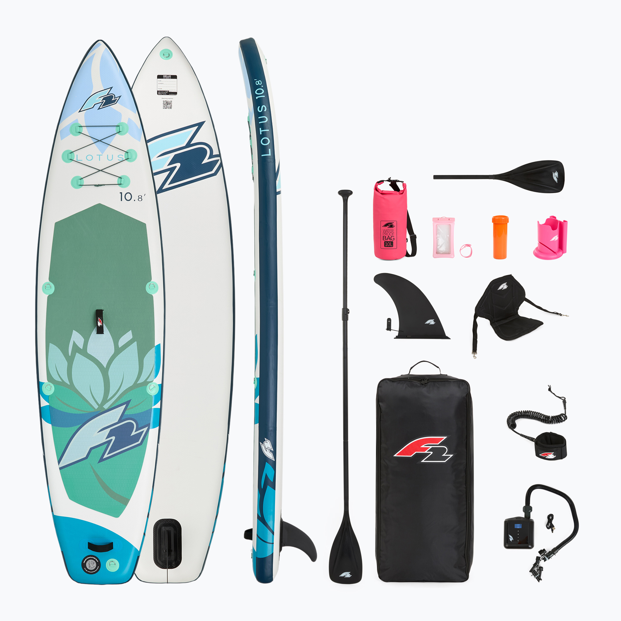 Zestaw deska SUP pompowana F2 Lotus 10'8