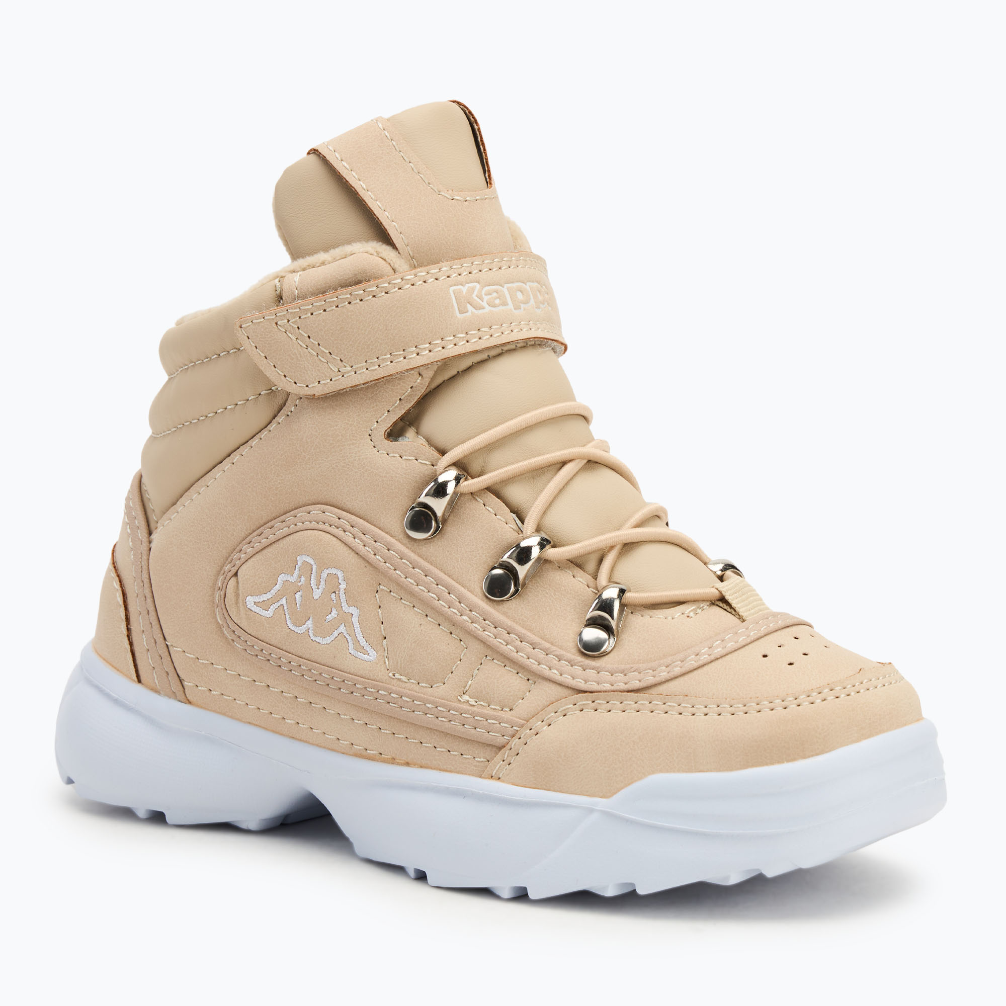 Scarpe da bambino Kappa Shivoo Ice Hi sabbia/bianco (31 EU) (Shivoo Ice Hi 260916K-4210)