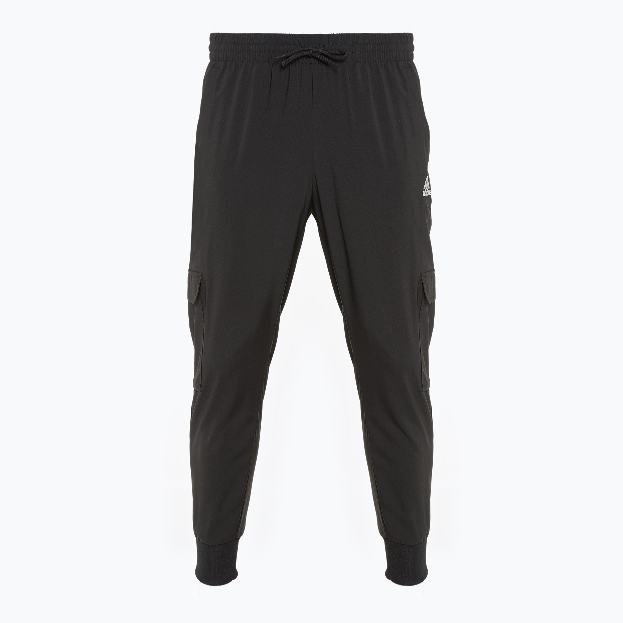 Spodnie męskie adidas Essentials Small Logo Woven Cargo 7/8 black 