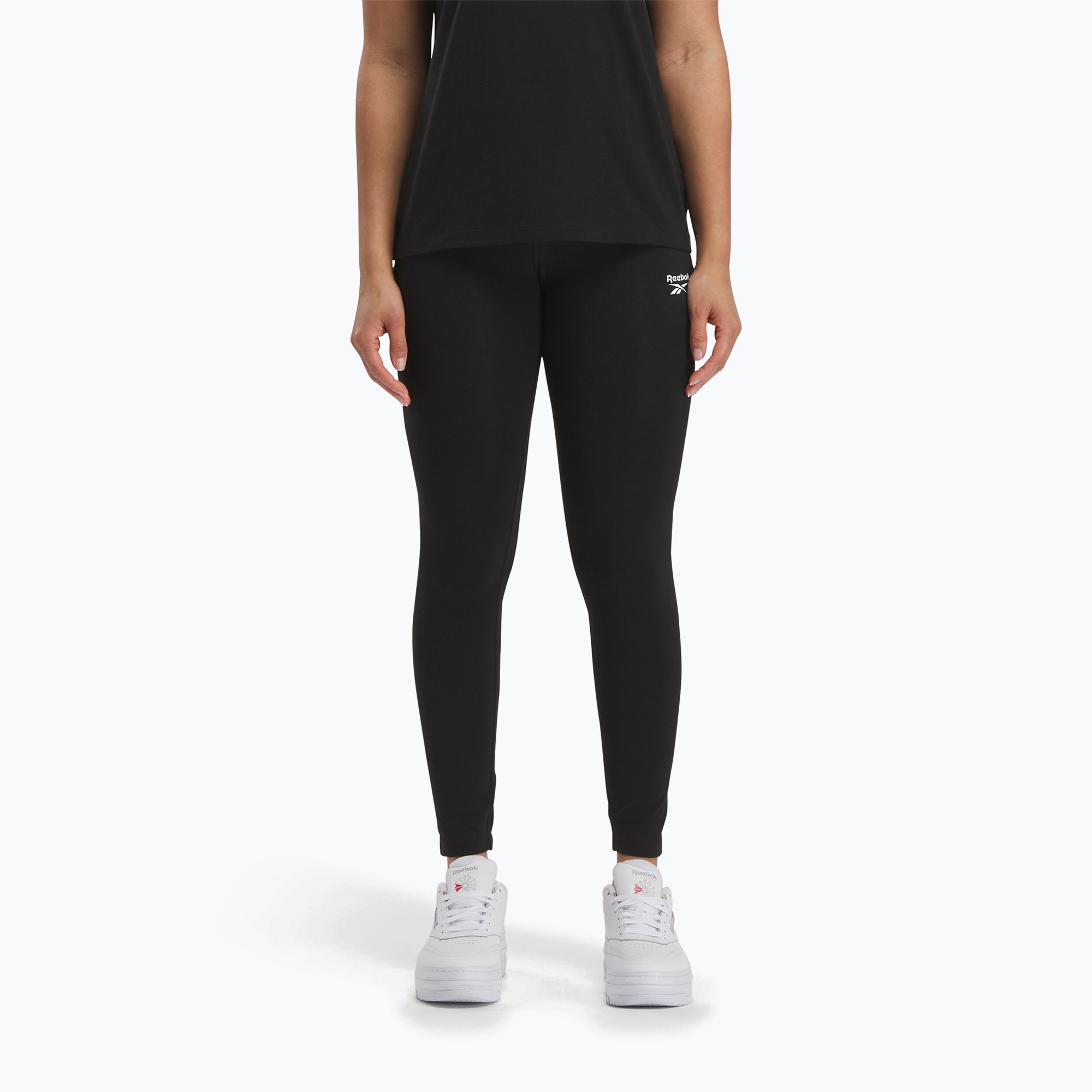 Women's leggings Reebok Identity Small Logo Cotton black (S)
