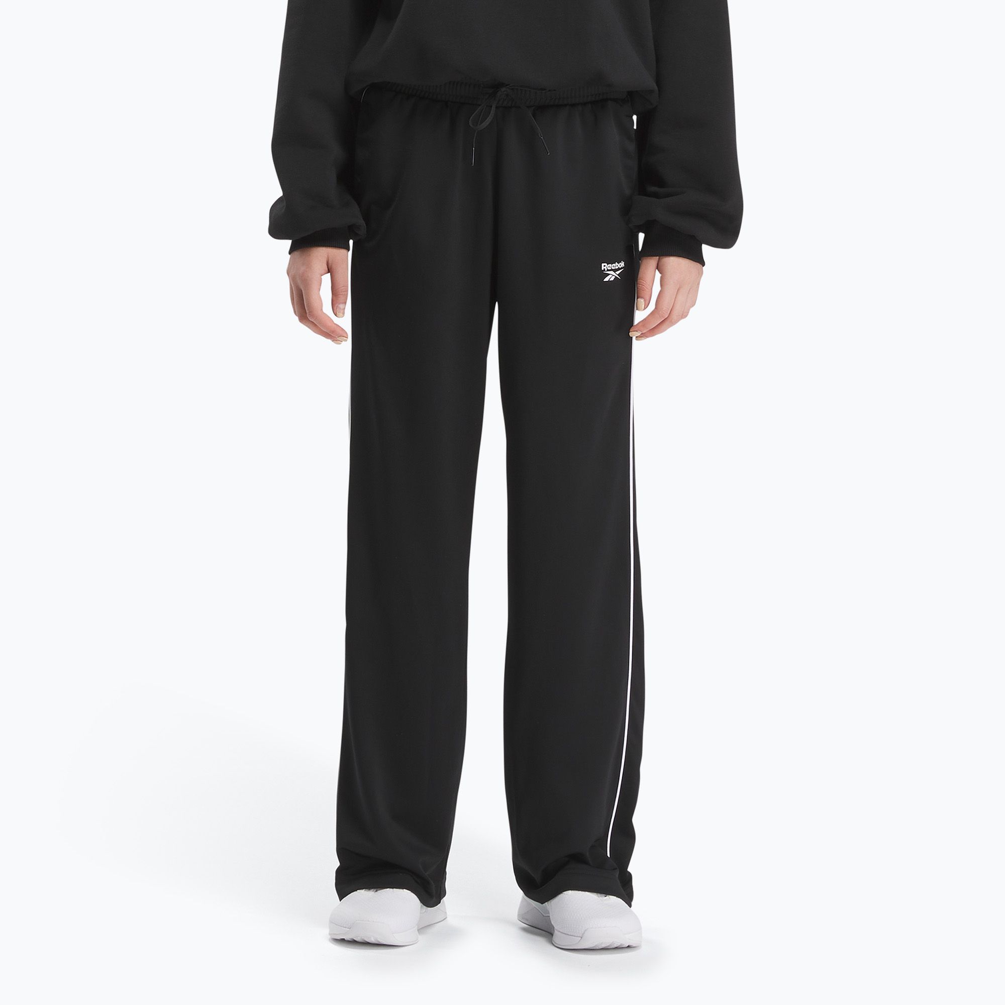 Spodnie damskie Reebok Identity Back Vector Tricot Track Pants black 