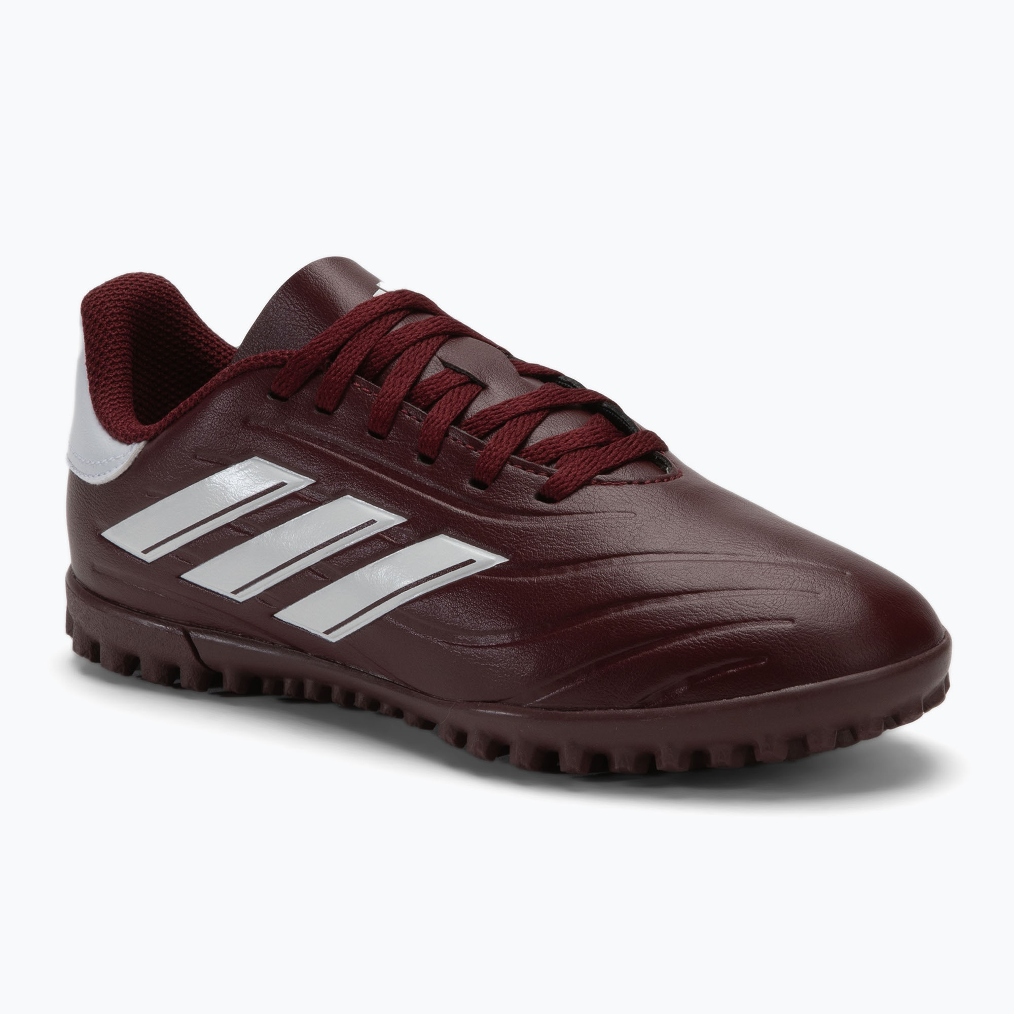 Buty piłkarskie dziecięce adidas Copa Pure II Club TF shadow red/footwear white/team solar yellow